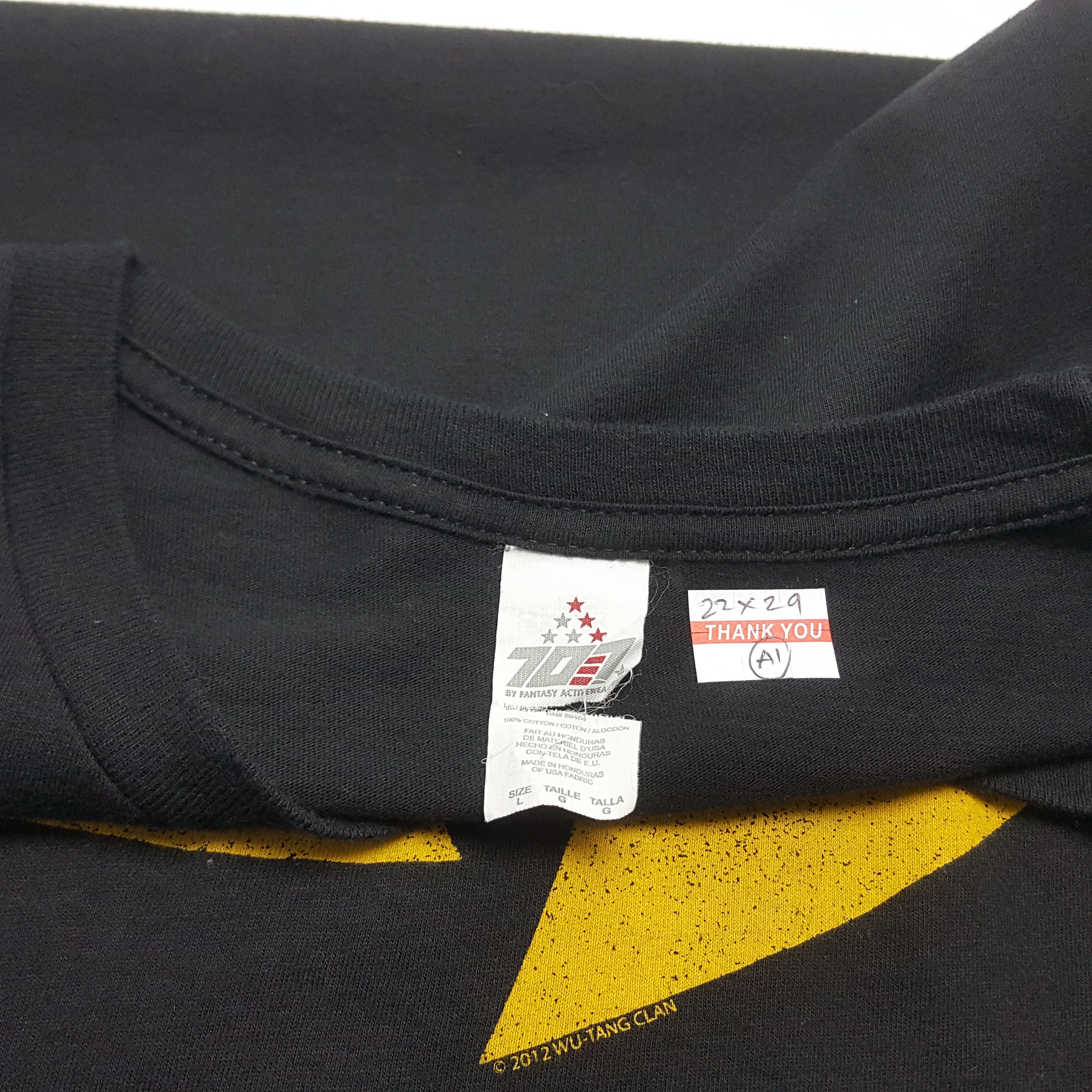 Rap Tees × Vintage × Wu-Tang Clan Vintage WU-TANG American hip-hop logo rap tees t-shirt Size US L / EU 52-54 / 3 - 3 Thumbnail