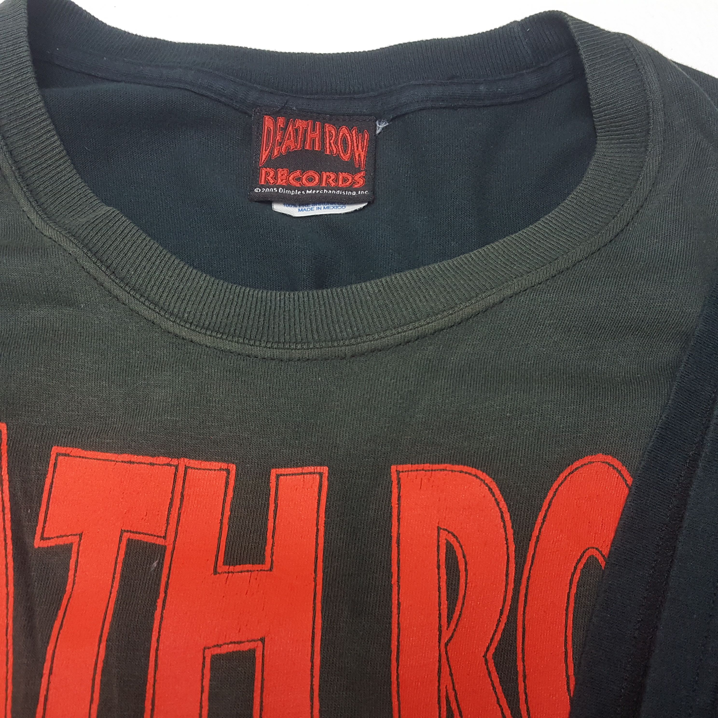 Death Row Records × Rap Tees × Vintage Vintage DEATH ROW RECORDS Rapper Label Album T-Shirt Size US XL / EU 56 / 4 - 6 Thumbnail