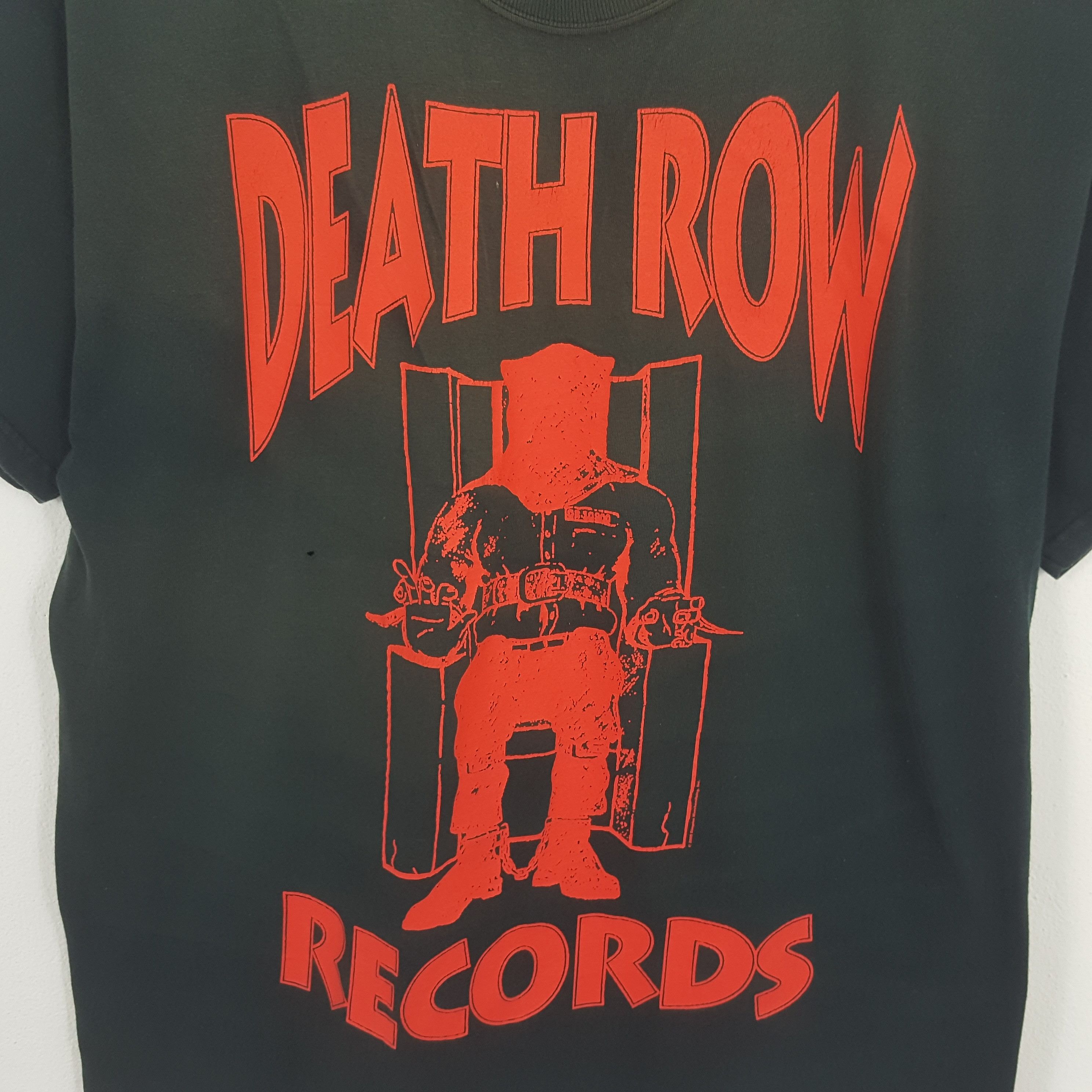 Death Row Records × Rap Tees × Vintage Vintage DEATH ROW RECORDS Rapper Label Album T-Shirt Size US XL / EU 56 / 4 - 2 Thumbnail