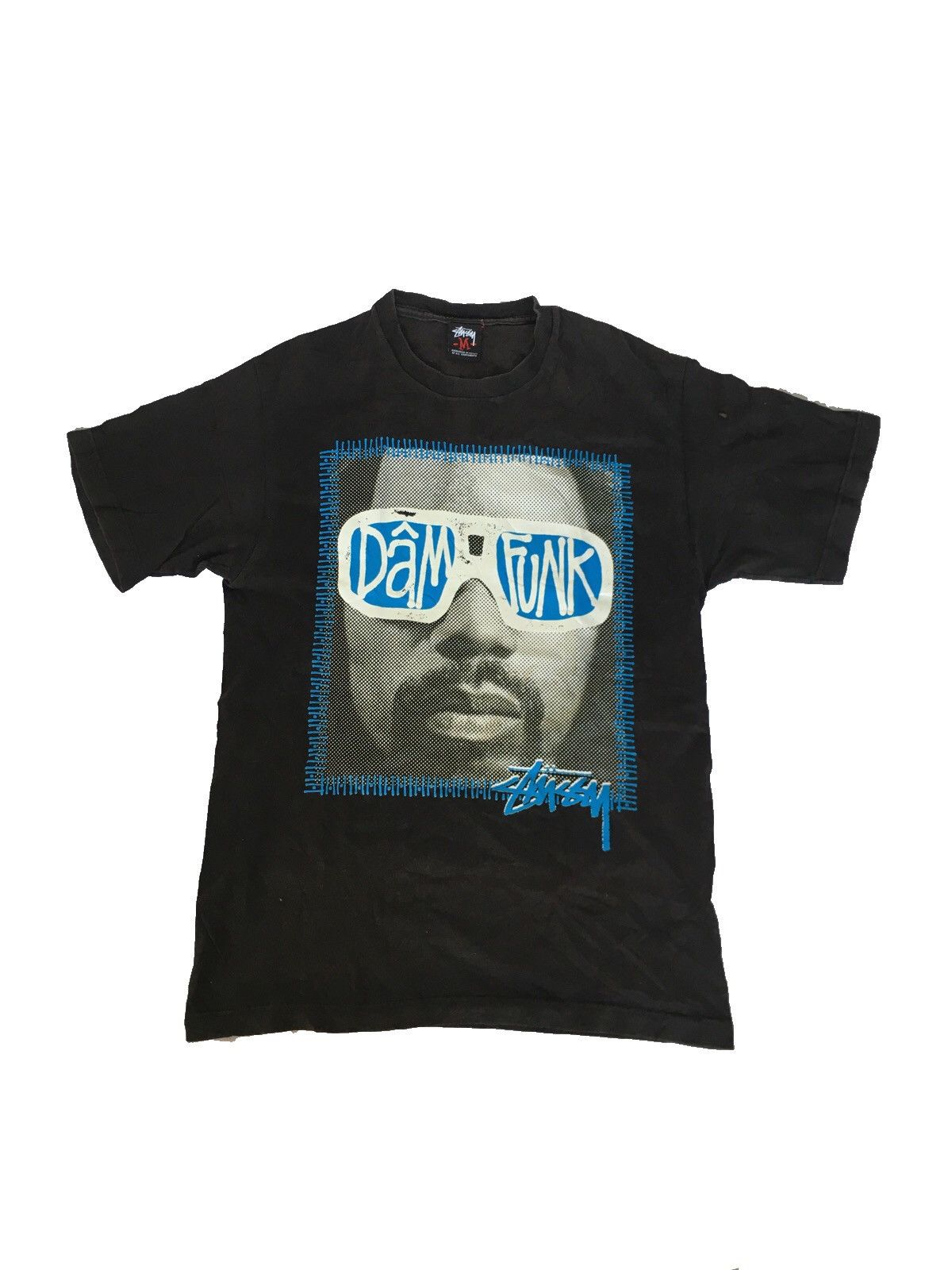 Rap Tees Vtg Stussy Dam funk the funk tsunami stone throw black shirt Size US M / EU 48-50 / 2 - 2 Thumbnail