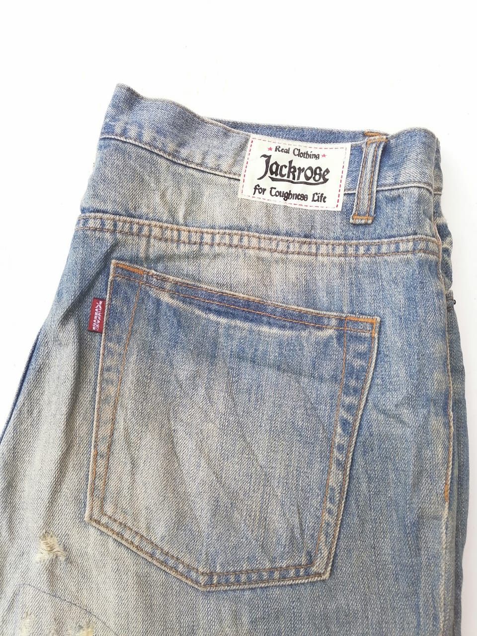 Other Jackrose Distressed Shorts Denim Jeans Size US 37 - 5 Thumbnail