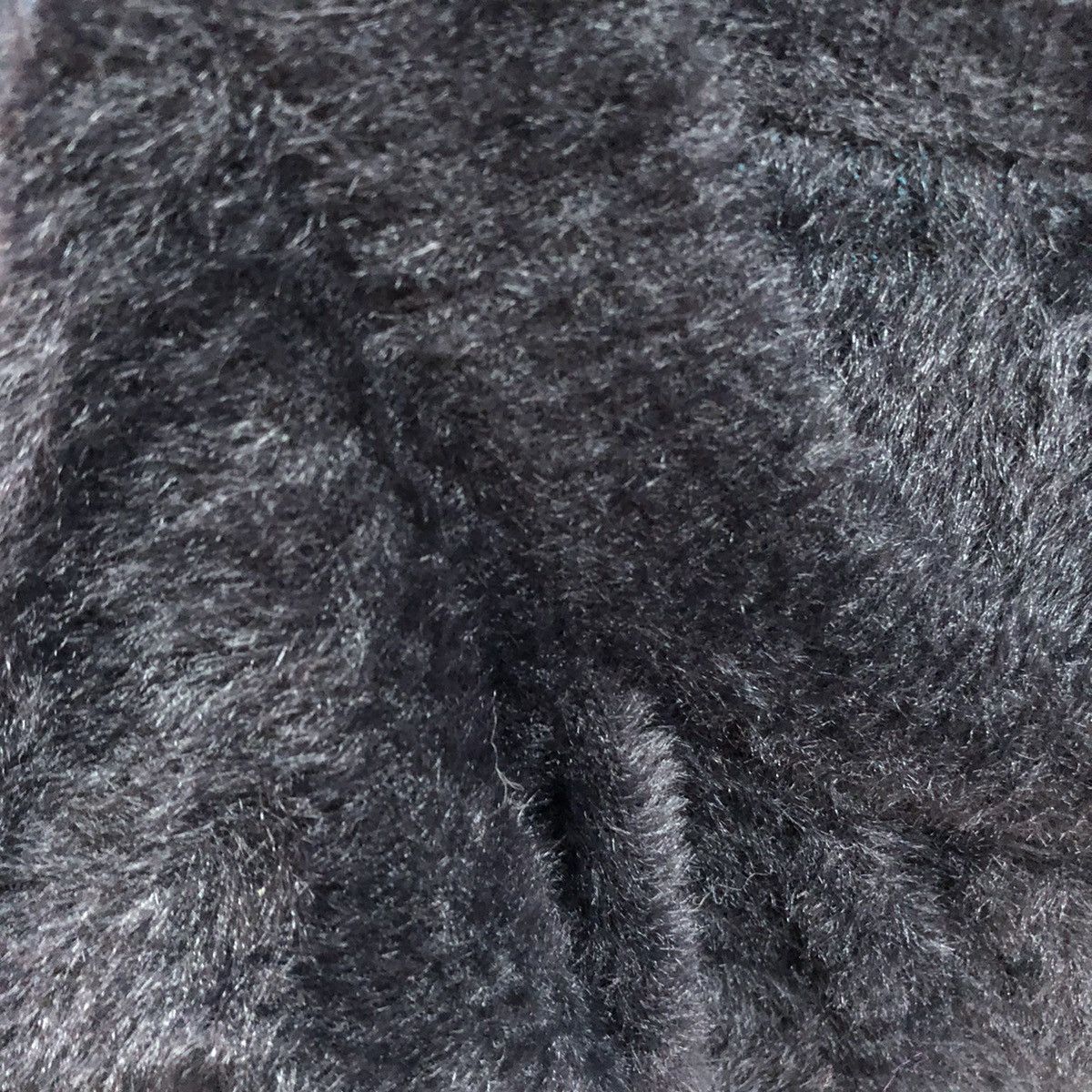 Japanese Brand Fun Black Shag Shaggy Fur Mohair Knitwear #6576 Size S / US 4 / IT 40 - 9 Thumbnail
