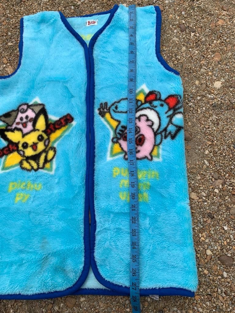 Japanese Brand Vintage Pokémon Vest Fleece Size US S / EU 44-46 / 1 - 7 Thumbnail