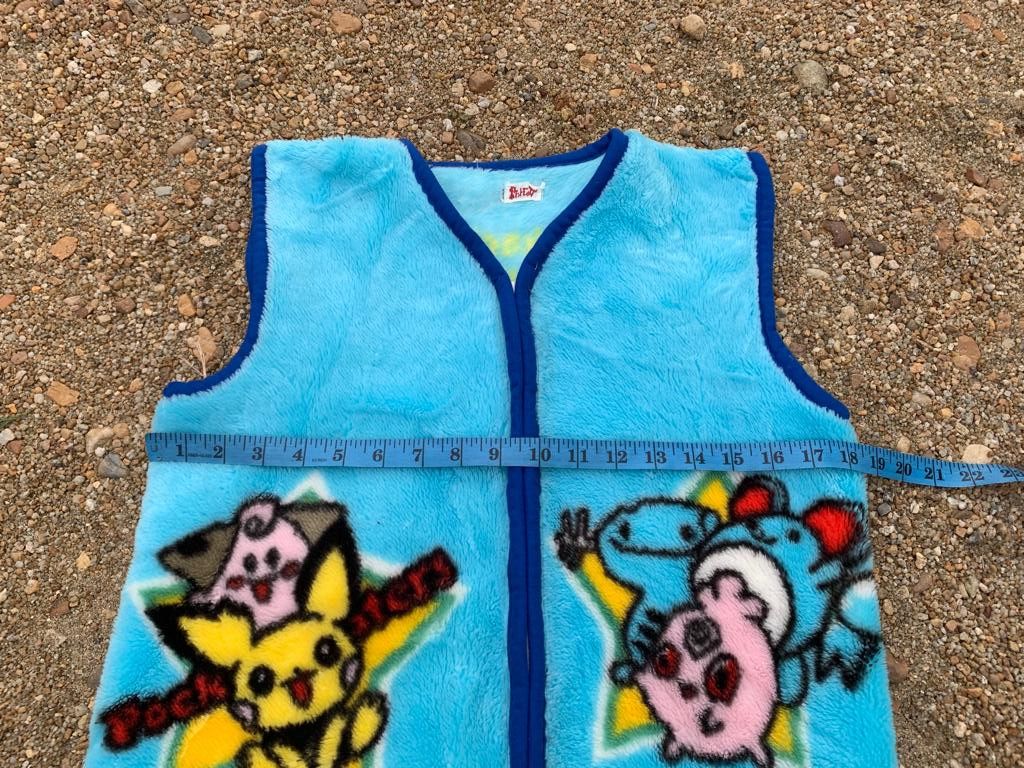 Japanese Brand Vintage Pokémon Vest Fleece Size US S / EU 44-46 / 1 - 6 Thumbnail
