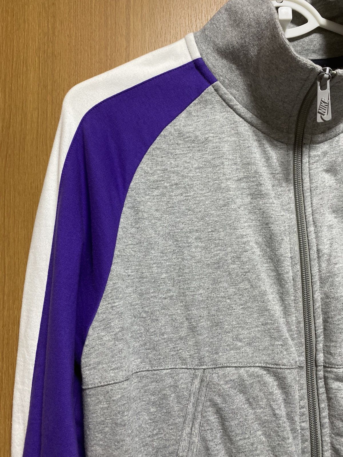 Nike Nike purple white hoodie M Size US M / EU 48-50 / 2 - 2 Thumbnail