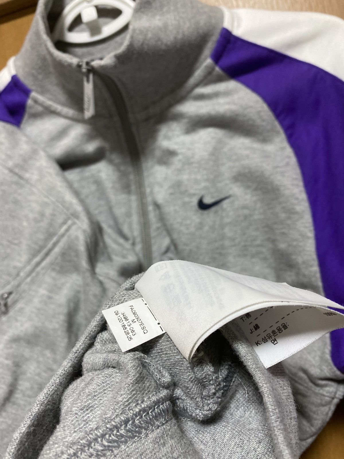 Nike Nike purple white hoodie M Size US M / EU 48-50 / 2 - 15 Thumbnail