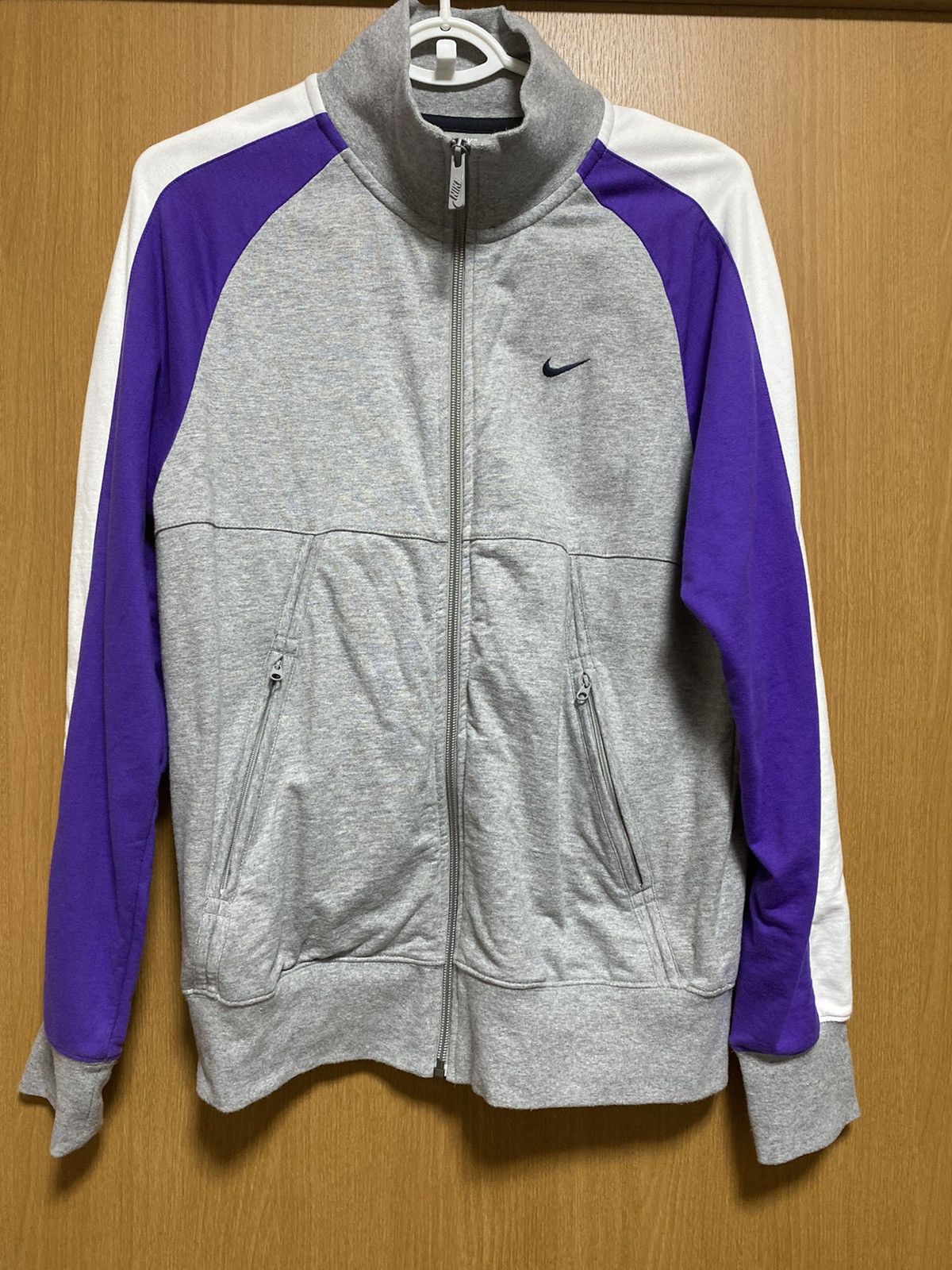 Nike Nike purple white hoodie M Size US M / EU 48-50 / 2 - 1 Thumbnail