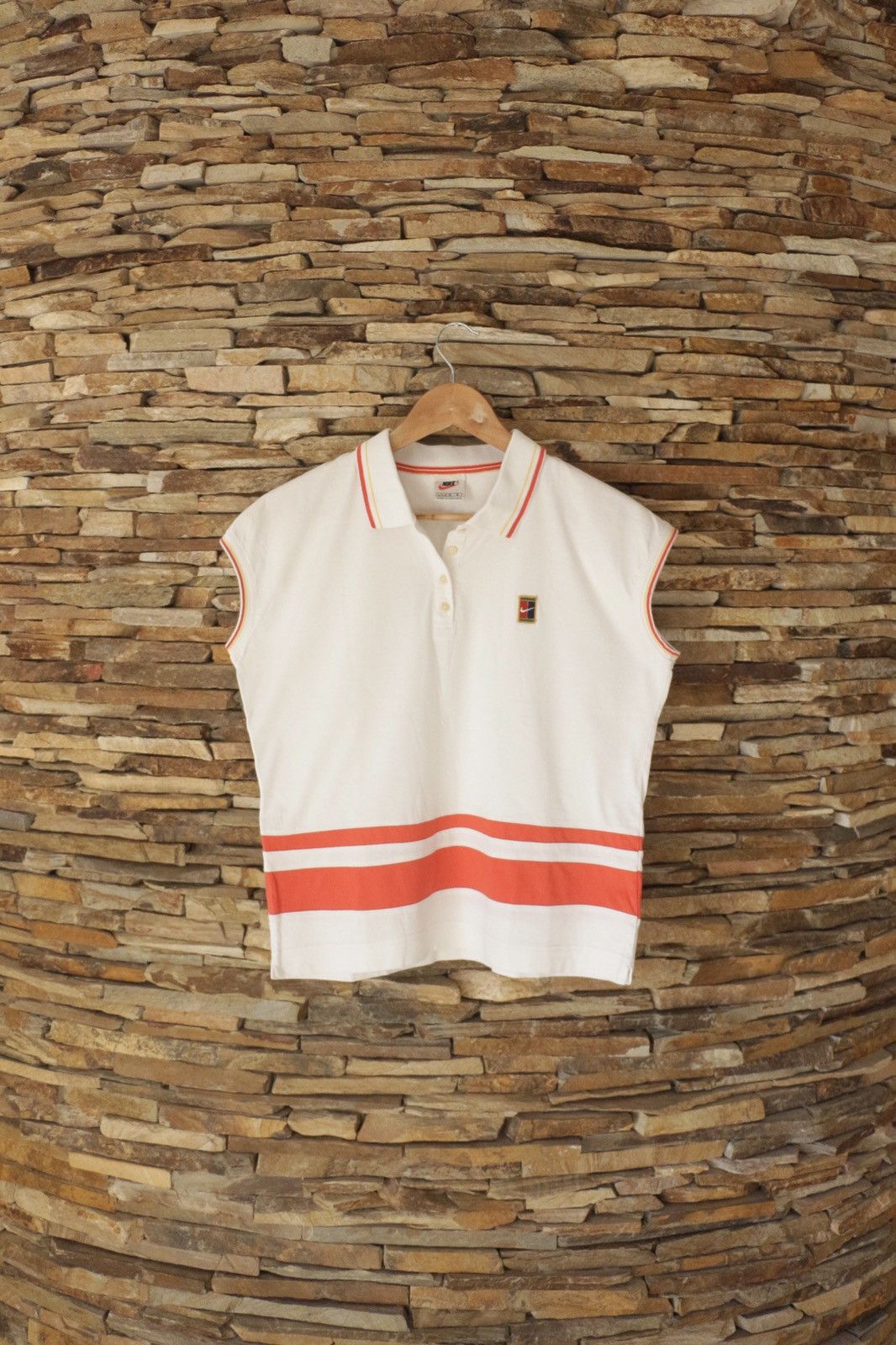 Nike × Nike ACG × Vintage 90s Vintage Nike Tennis Court Womens Polo Size ONE SIZE - 1 Thumbnail