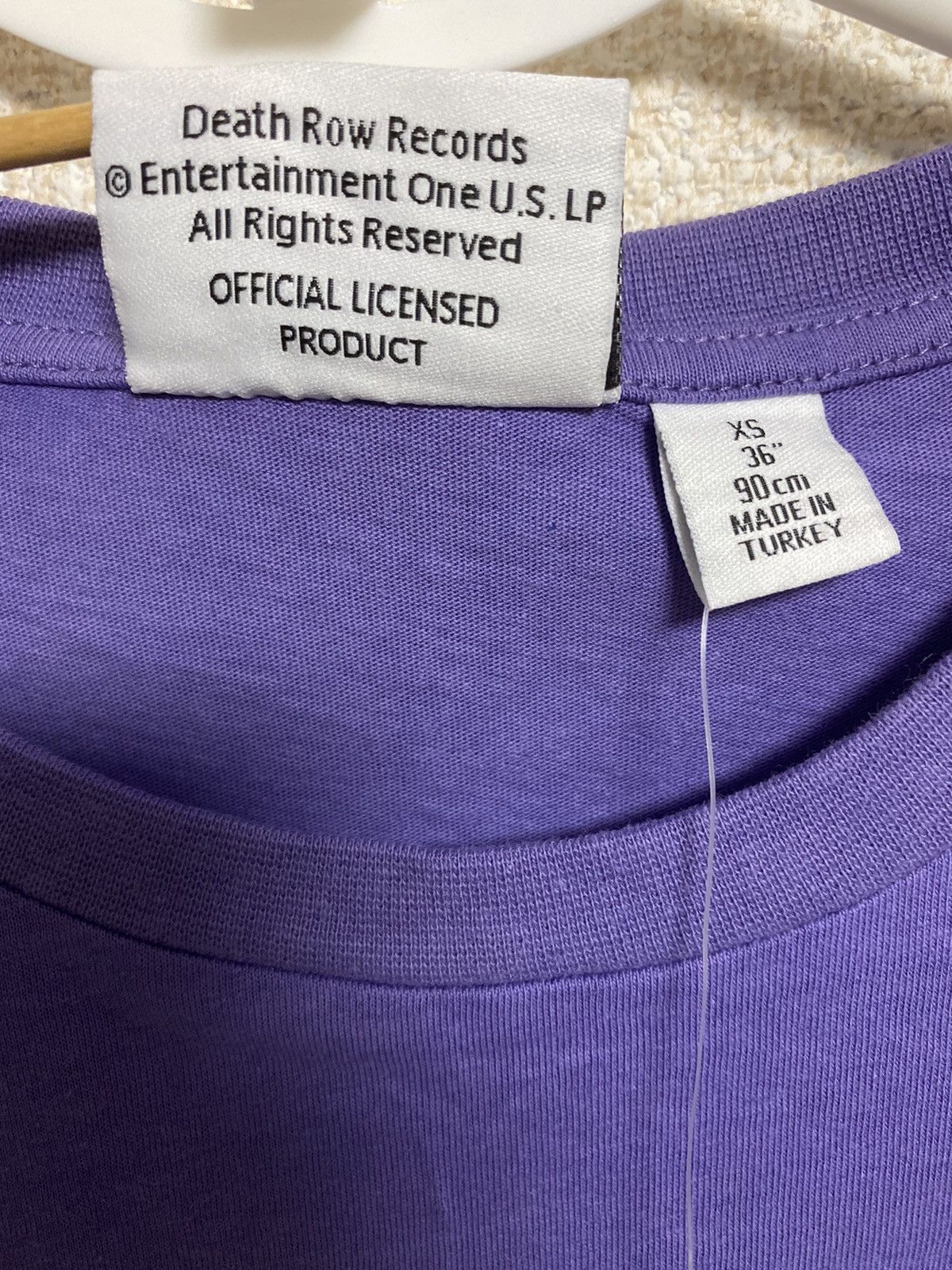 Death Row Records NOS Death Row Records Purple Tee XS Size US XS / EU 42 / 0 - 12 Thumbnail
