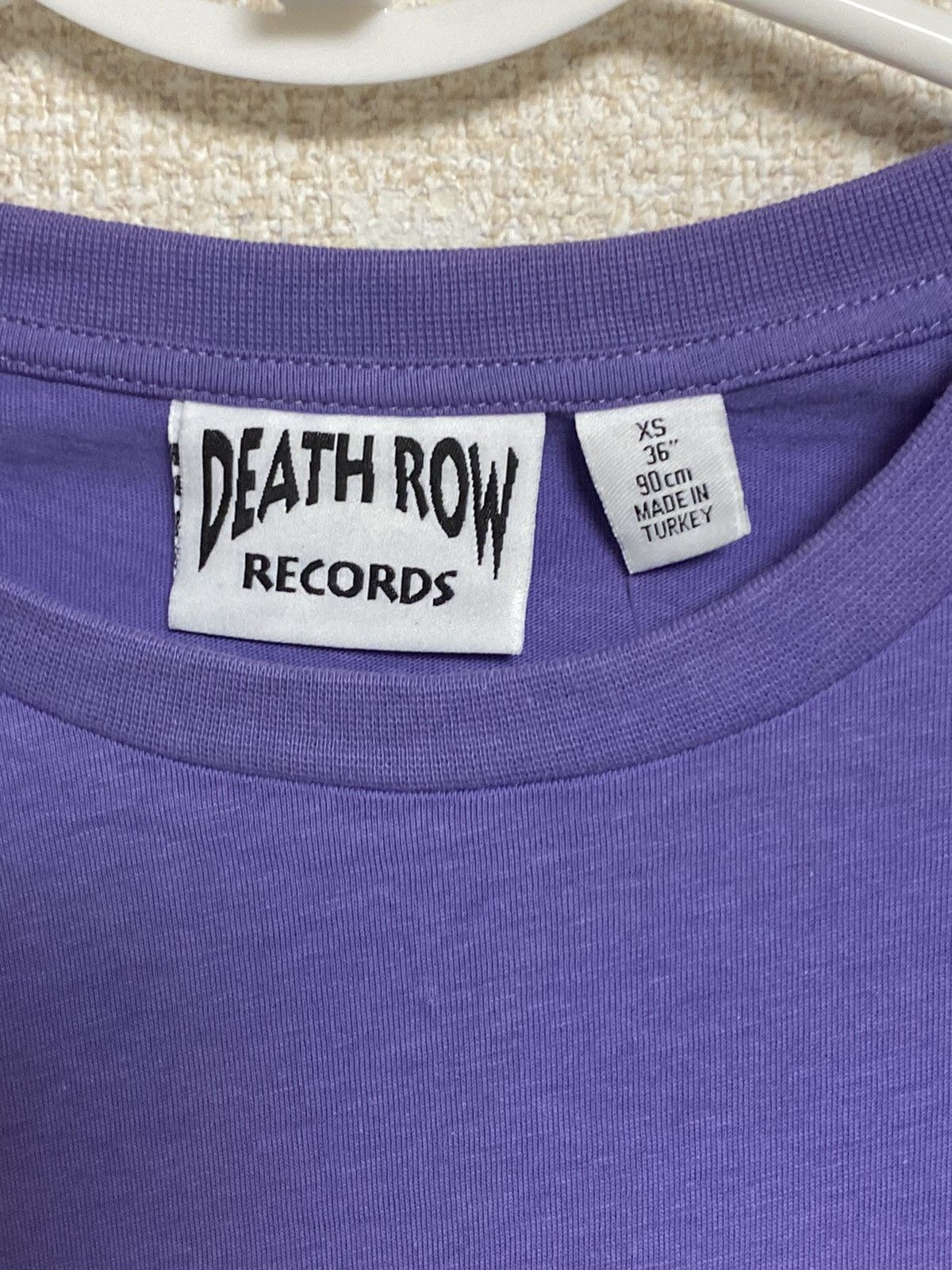 Death Row Records NOS Death Row Records Purple Tee XS Size US XS / EU 42 / 0 - 3 Thumbnail