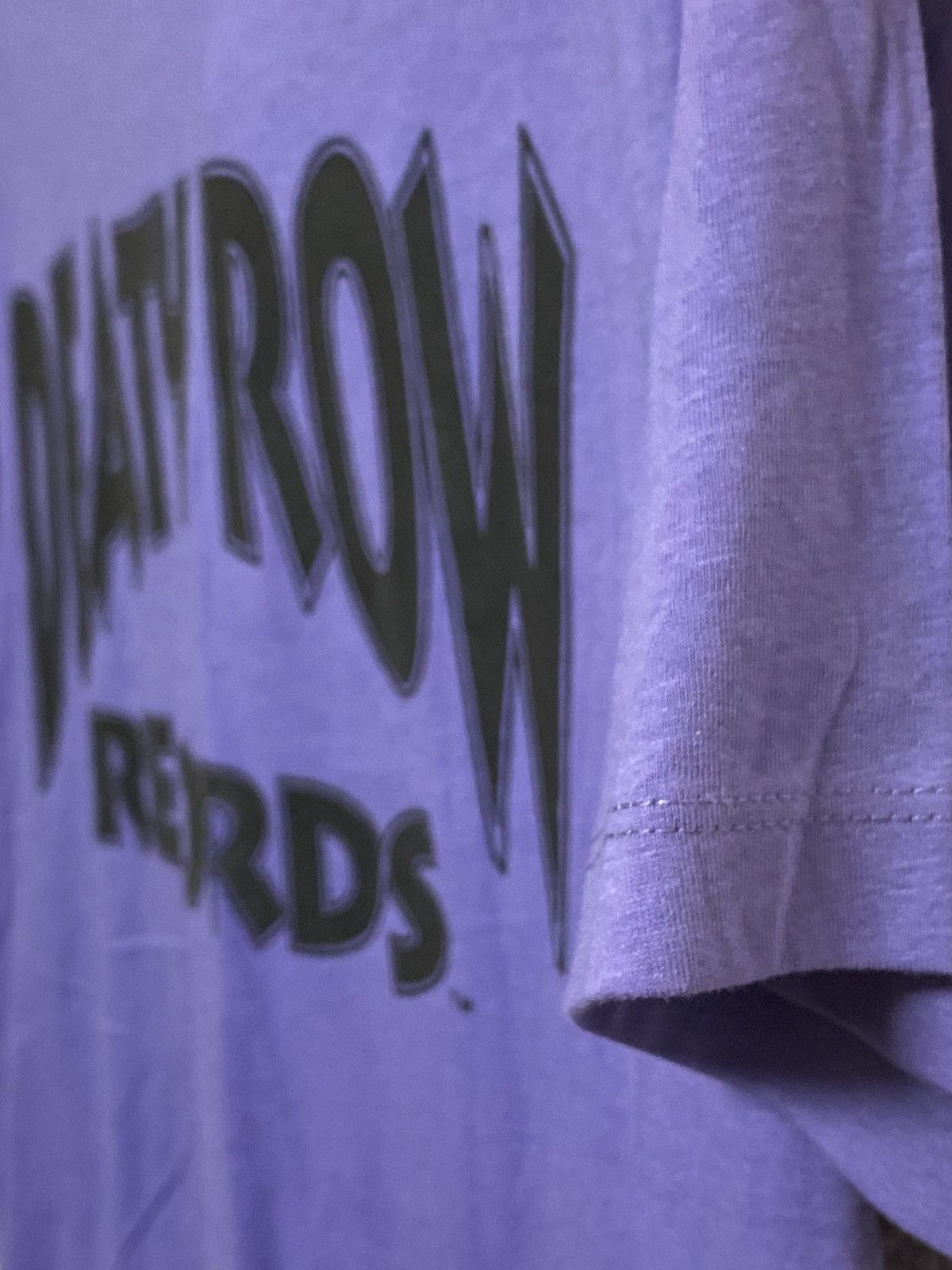 Death Row Records NOS Death Row Records Purple Tee XS Size US XS / EU 42 / 0 - 5 Thumbnail