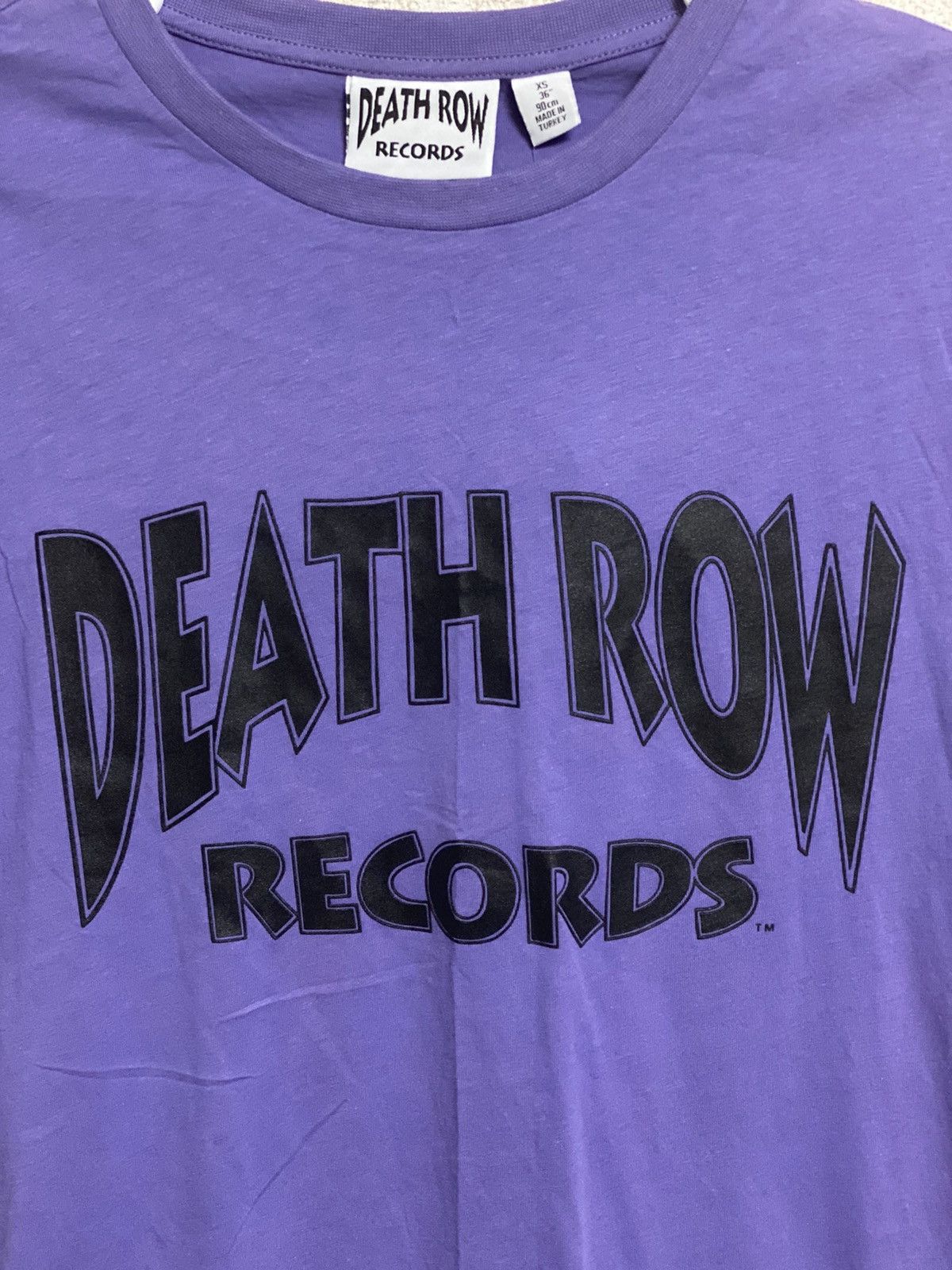 Death Row Records NOS Death Row Records Purple Tee XS Size US XS / EU 42 / 0 - 2 Thumbnail