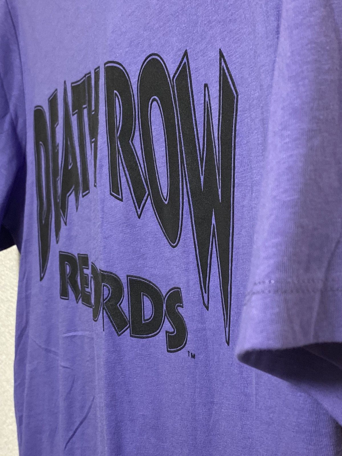 Death Row Records NOS Death Row Records Purple Tee XS Size US XS / EU 42 / 0 - 6 Thumbnail