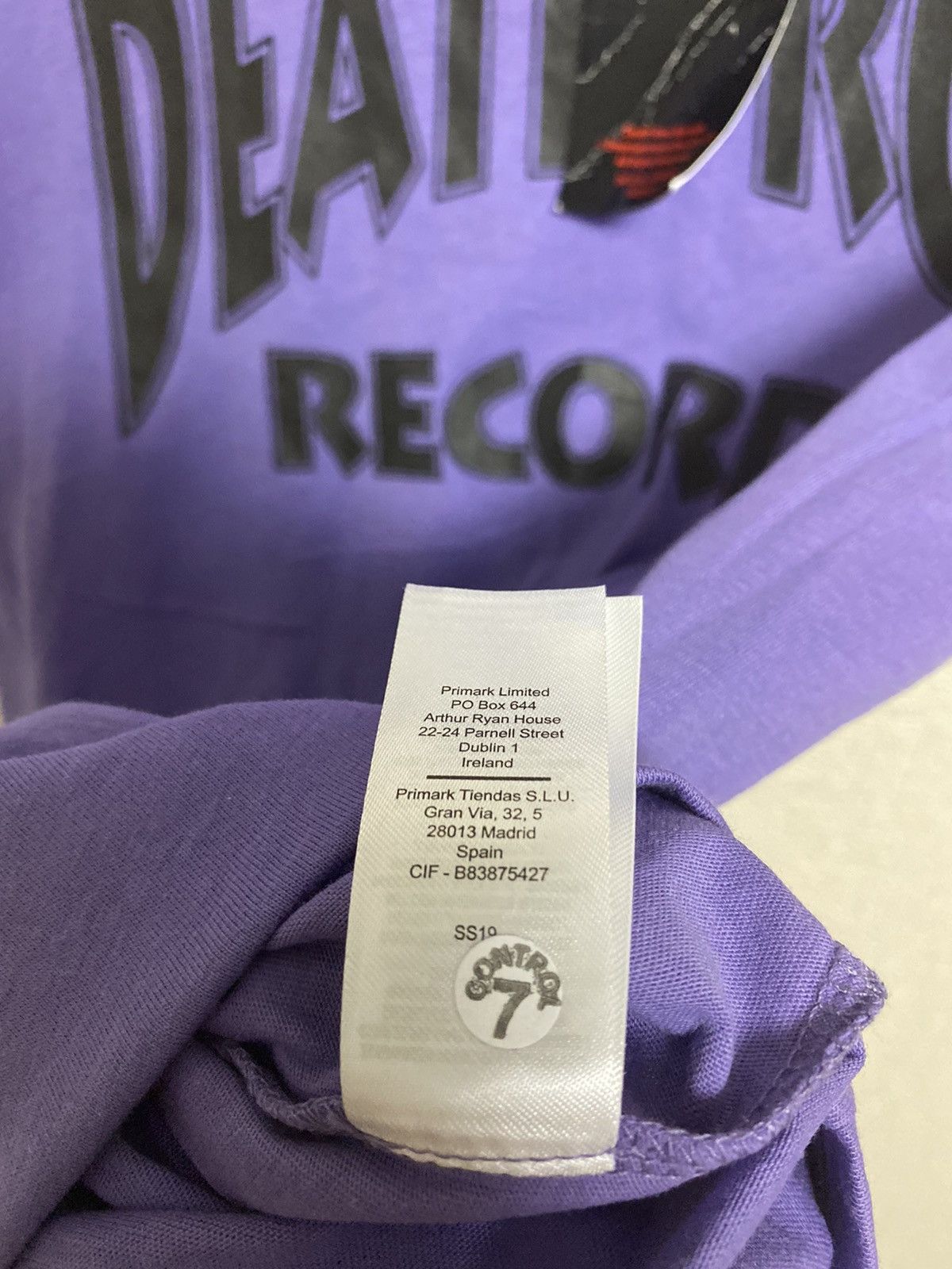 Death Row Records NOS Death Row Records Purple Tee XS Size US XS / EU 42 / 0 - 15 Thumbnail