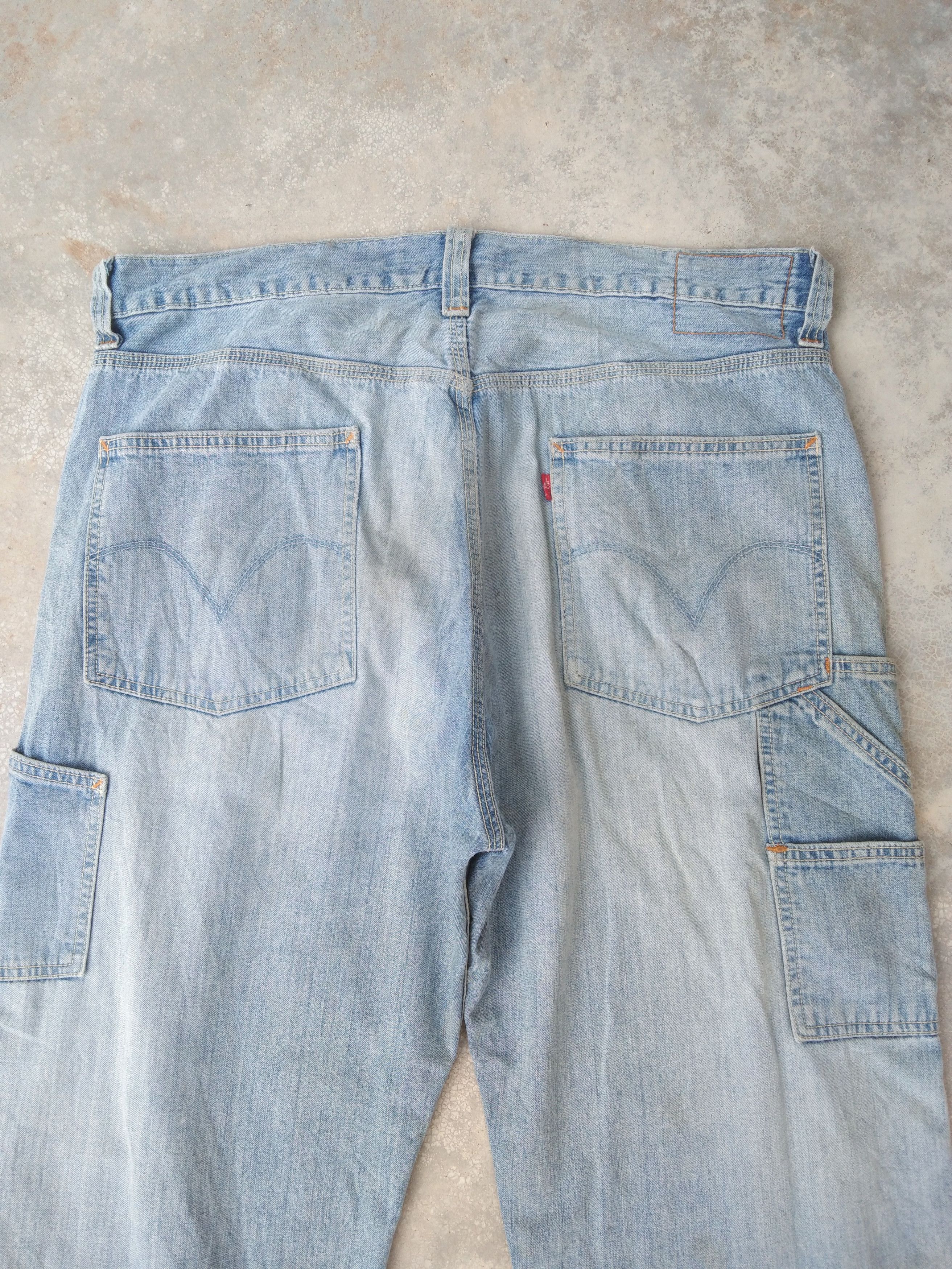 Levi's Vintage Levis Jeans Carpenter Baggy Loose Straight 38x30 Size US 38 / EU 54 - 3 Thumbnail