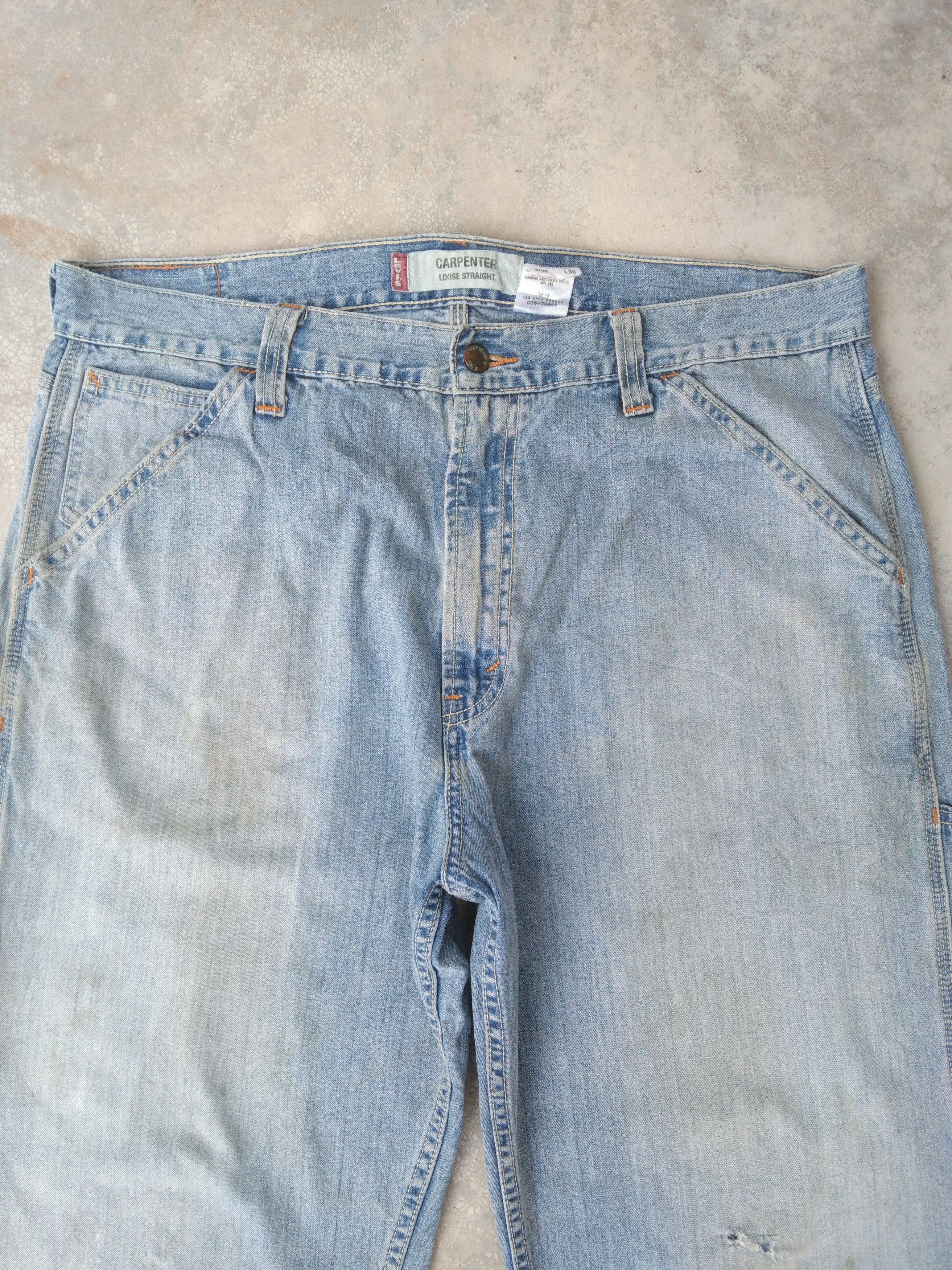 Levi's Vintage Levis Jeans Carpenter Baggy Loose Straight 38x30 Size US 38 / EU 54 - 8 Thumbnail