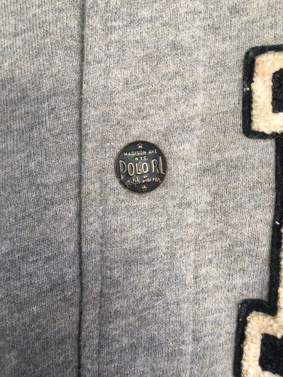 Polo Ralph Lauren POLO Ralph Lauren basketball Varsity Button Grey Jackets Size US L / EU 52-54 / 3 - 3 Thumbnail