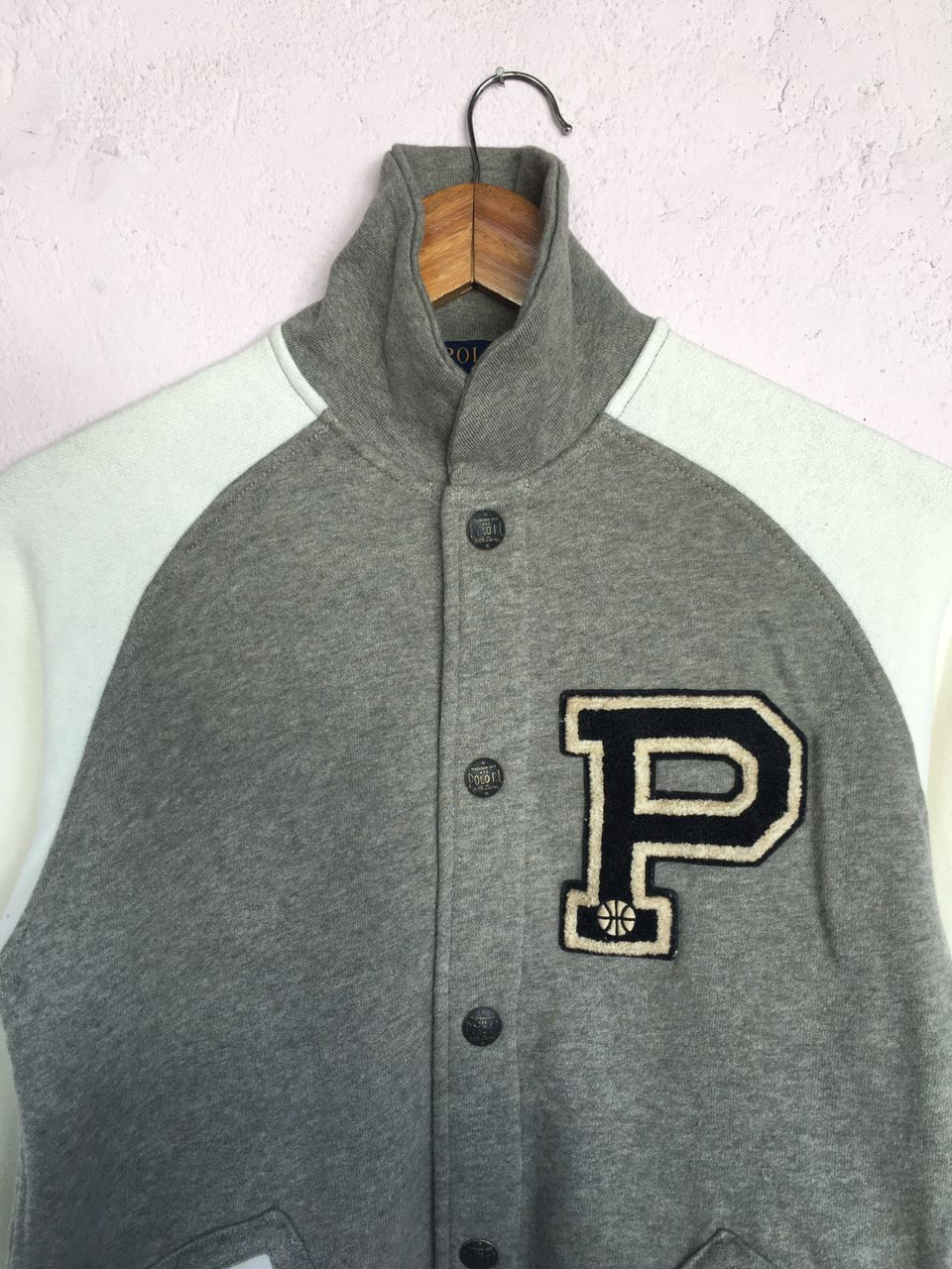 Polo Ralph Lauren POLO Ralph Lauren basketball Varsity Button Grey Jackets Size US L / EU 52-54 / 3 - 2 Thumbnail