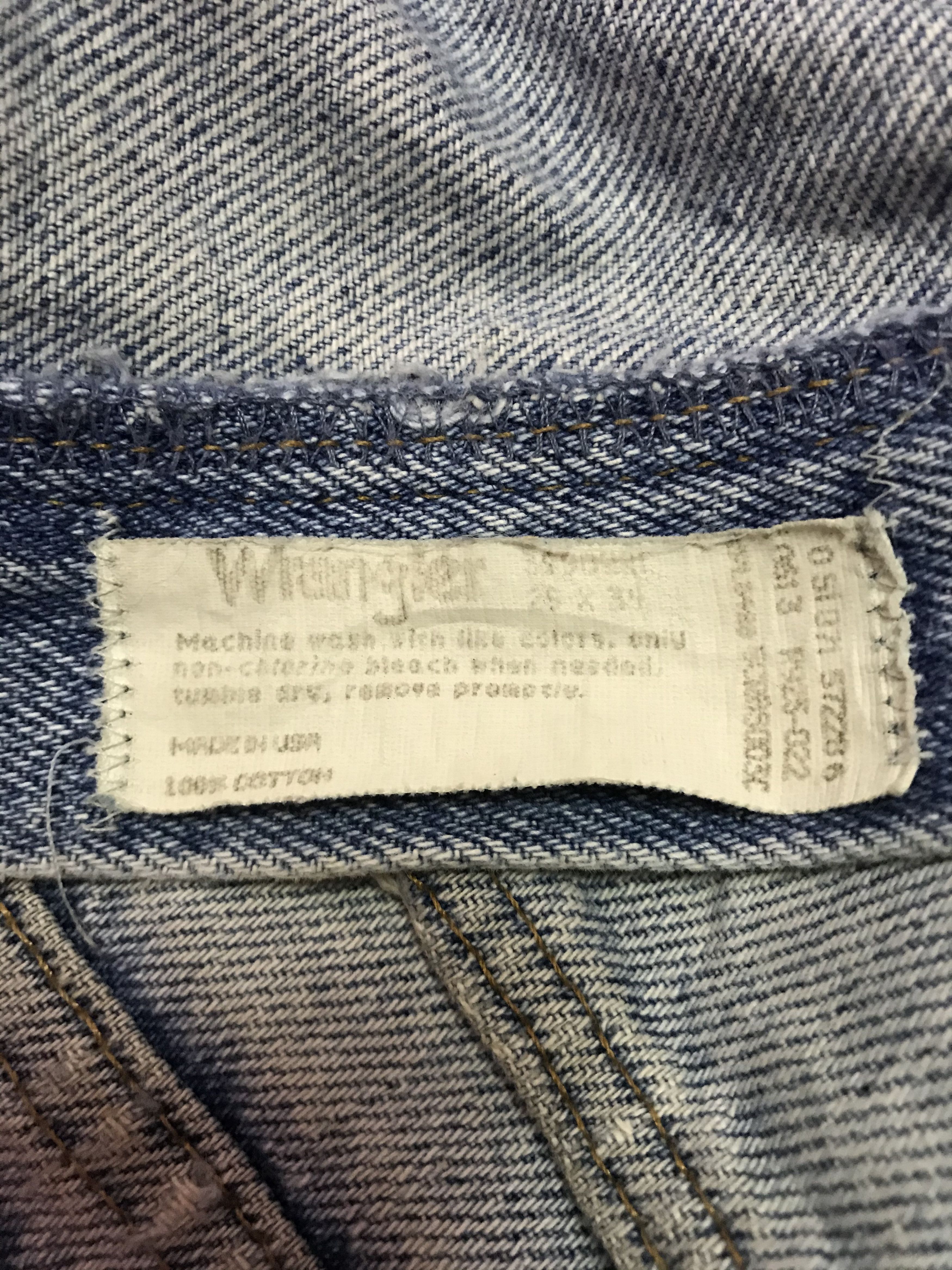 Vintage × Wrangler Distressed Wrangler Vintage Jeans Size US 30 / EU 46 - 12 Thumbnail