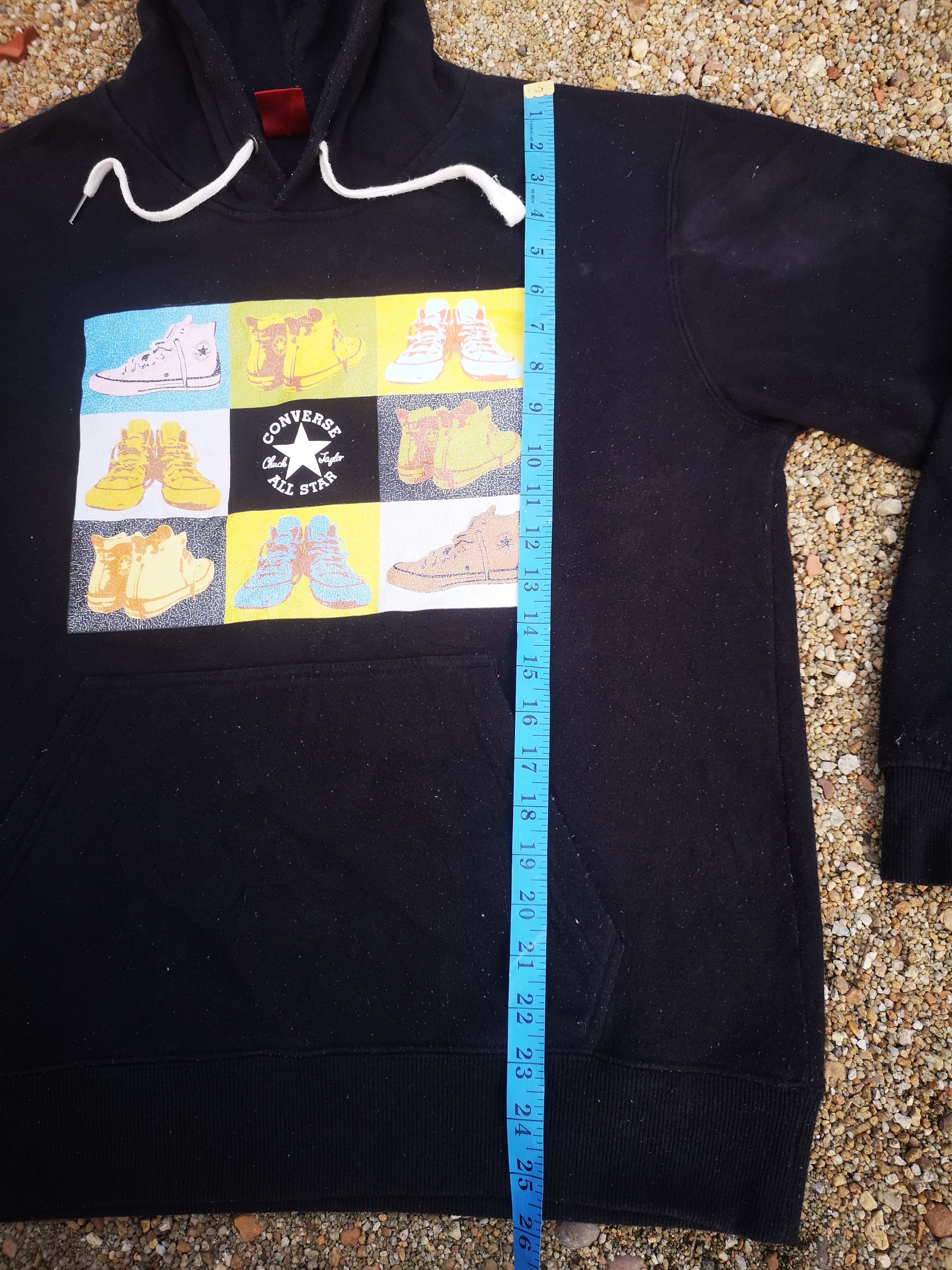 Converse Vintage Converse Hoodie shoes printed Size US L / EU 52-54 / 3 - 12 Thumbnail