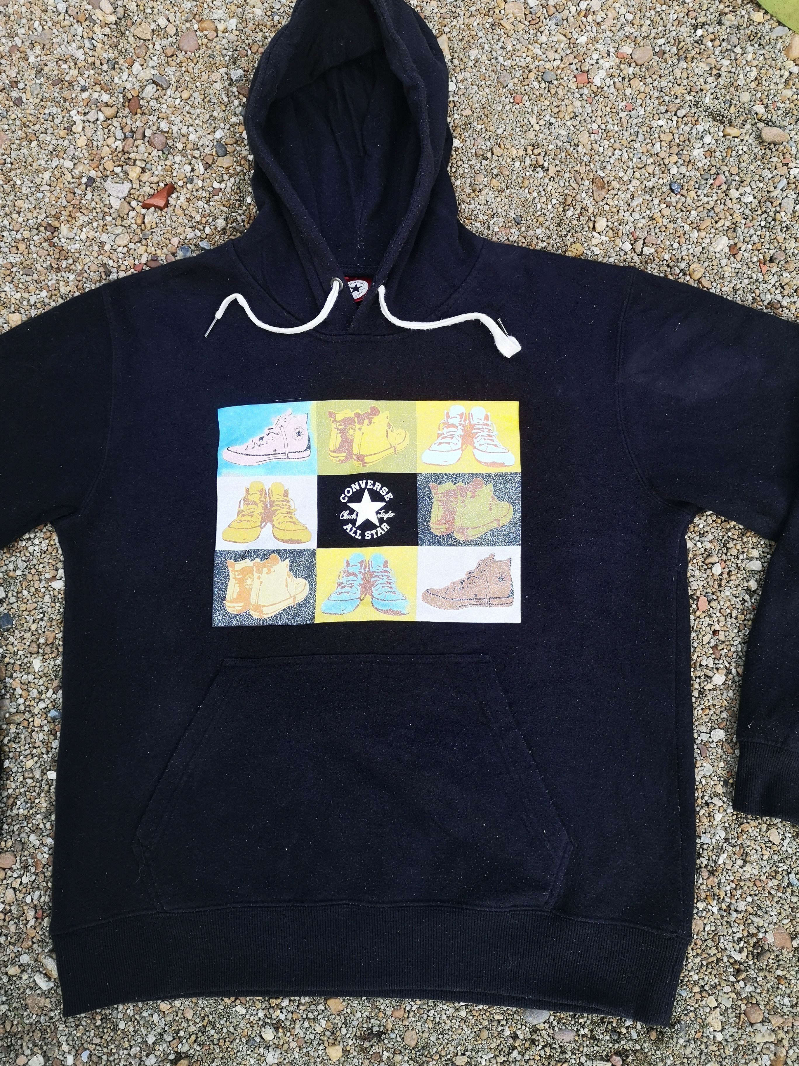 Converse Vintage Converse Hoodie shoes printed Size US L / EU 52-54 / 3 - 5 Thumbnail