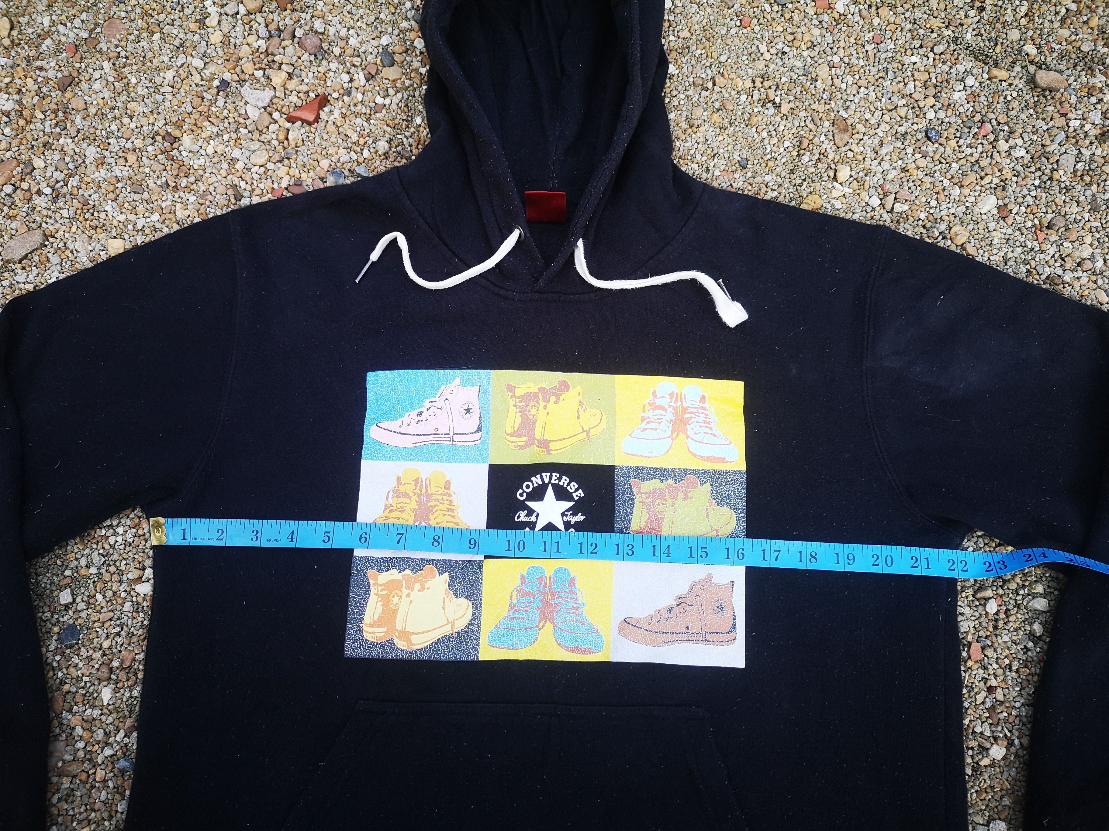 Converse Vintage Converse Hoodie shoes printed Size US L / EU 52-54 / 3 - 11 Thumbnail
