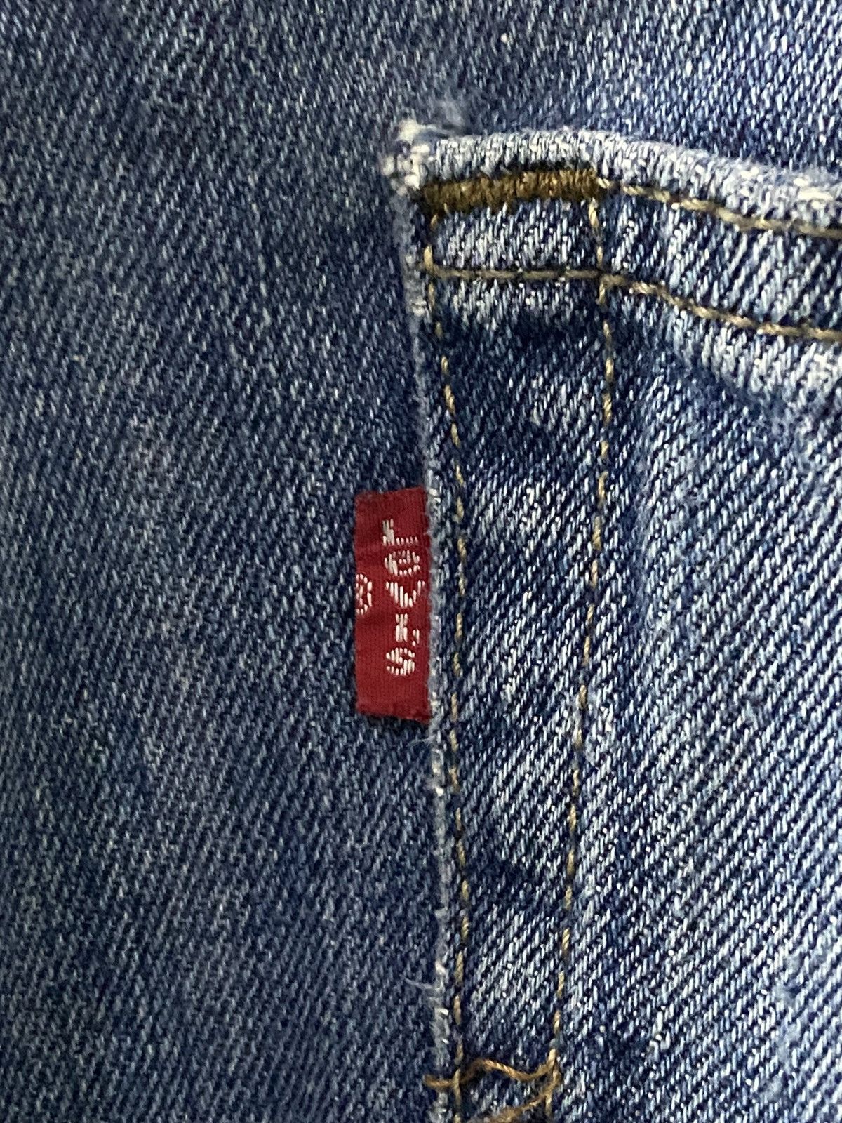 Levi's × Vintage Vintage Levi’s 514 Slim Straight Blue Wash Denim Pants Size US 34 / EU 50 - 18 Thumbnail