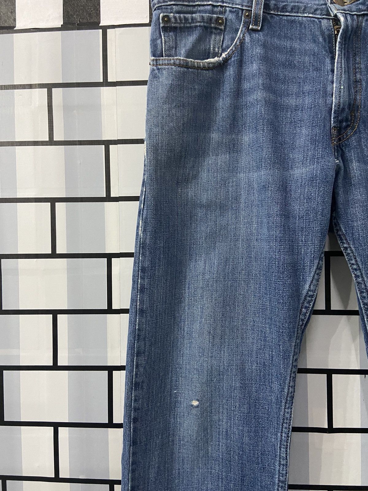 Levi's × Vintage Vintage Levi’s 514 Slim Straight Blue Wash Denim Pants Size US 34 / EU 50 - 8 Thumbnail