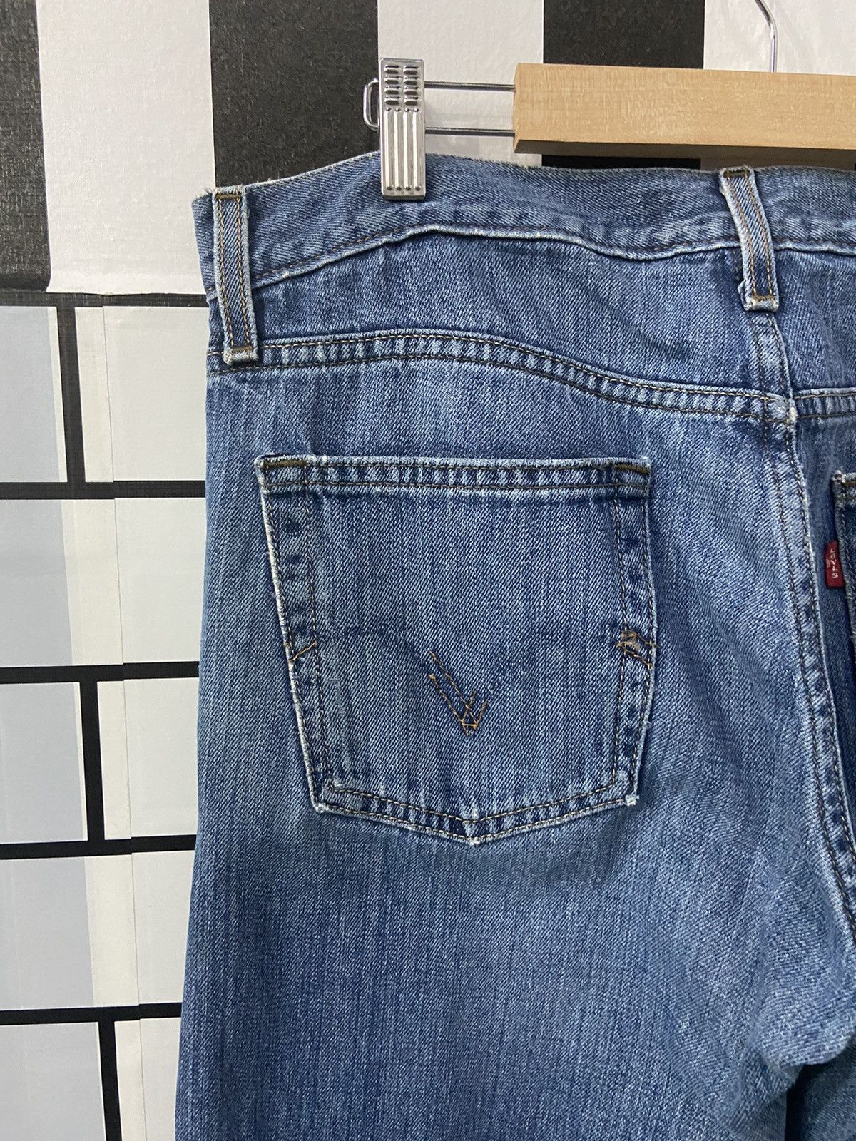 Levi's × Vintage Vintage Levi’s 514 Slim Straight Blue Wash Denim Pants Size US 34 / EU 50 - 17 Thumbnail