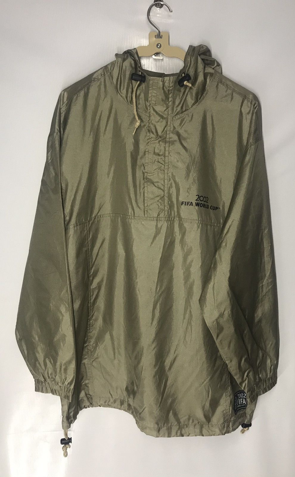 Vintage Windbreaker with hoodie half zipper 2002 fifa World Cup Size US M / EU 48-50 / 2 - 8 Thumbnail