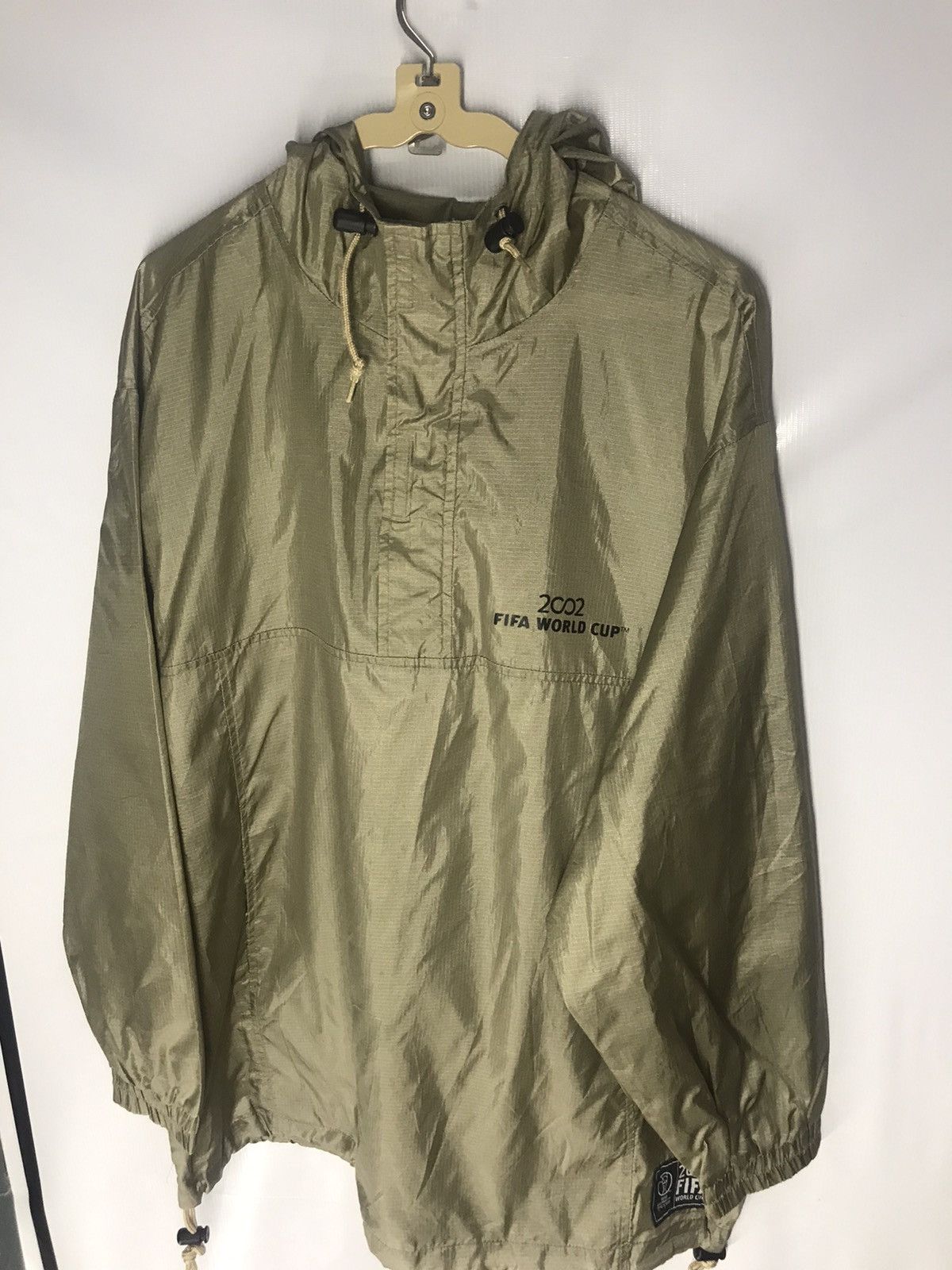 Vintage Windbreaker with hoodie half zipper 2002 fifa World Cup Size US M / EU 48-50 / 2 - 10 Thumbnail