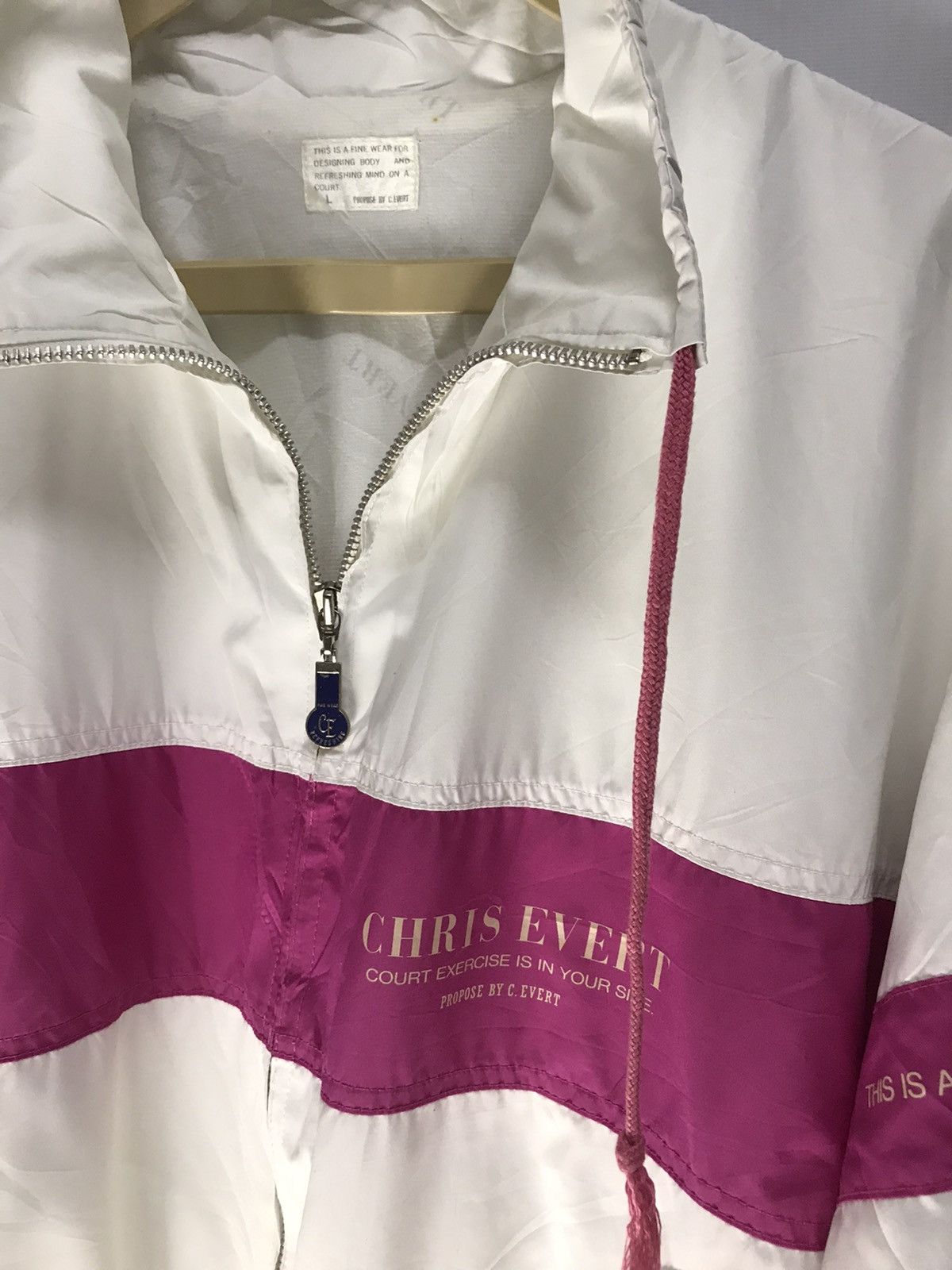 Designer × Japanese Brand Chris evert windbreaker zipper Size US L / EU 52-54 / 3 - 4 Thumbnail