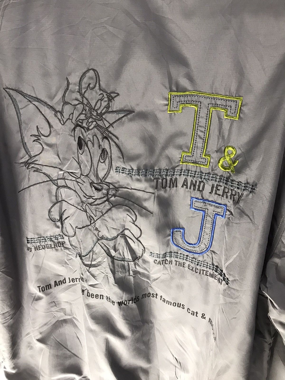 Cartoon Network × Japanese Brand Tom&jerry windbreaker back embroidered picture by hedgehop Size US XL / EU 56 / 4 - 4 Thumbnail