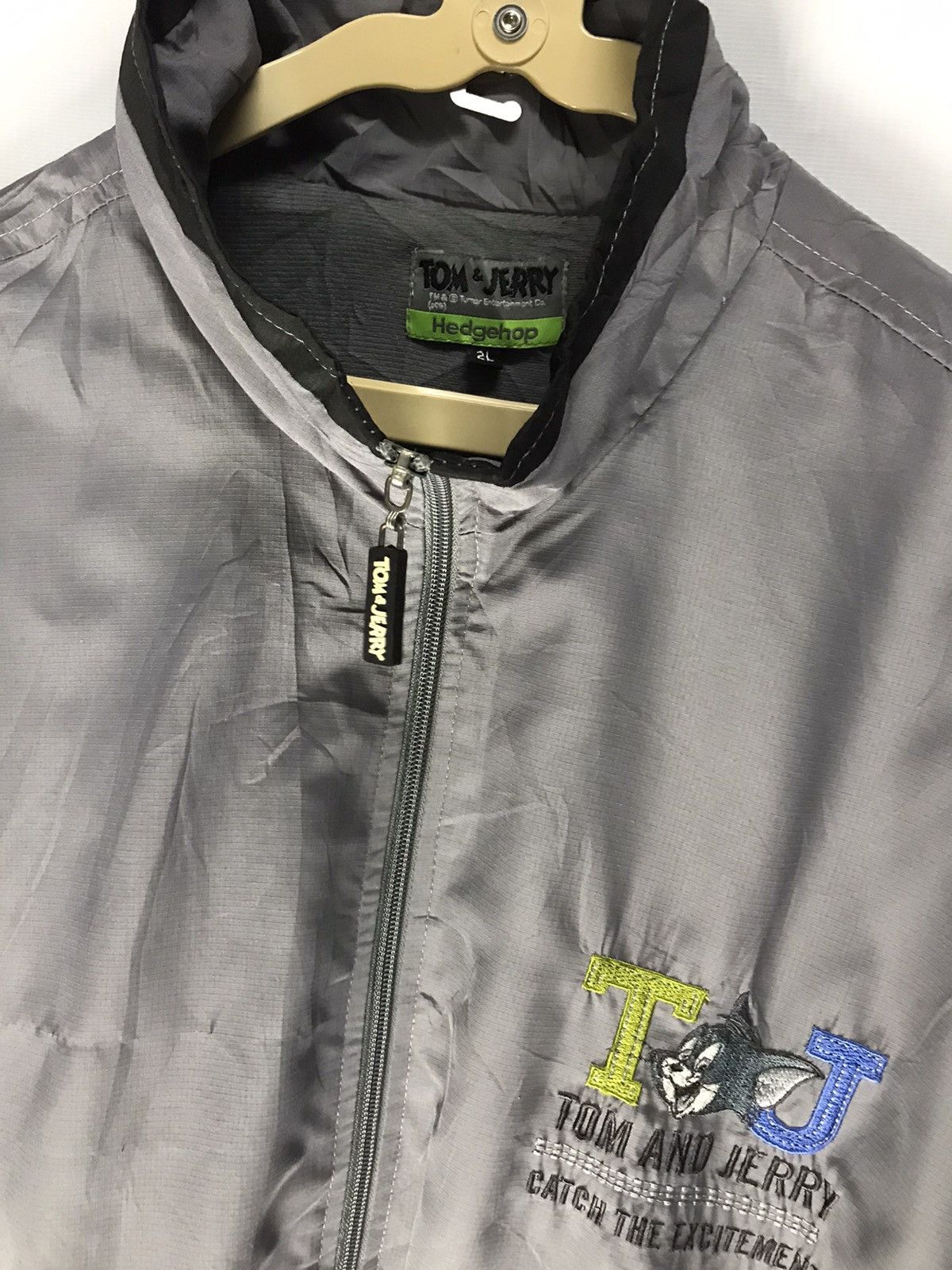 Cartoon Network × Japanese Brand Tom&jerry windbreaker back embroidered picture by hedgehop Size US XL / EU 56 / 4 - 6 Thumbnail