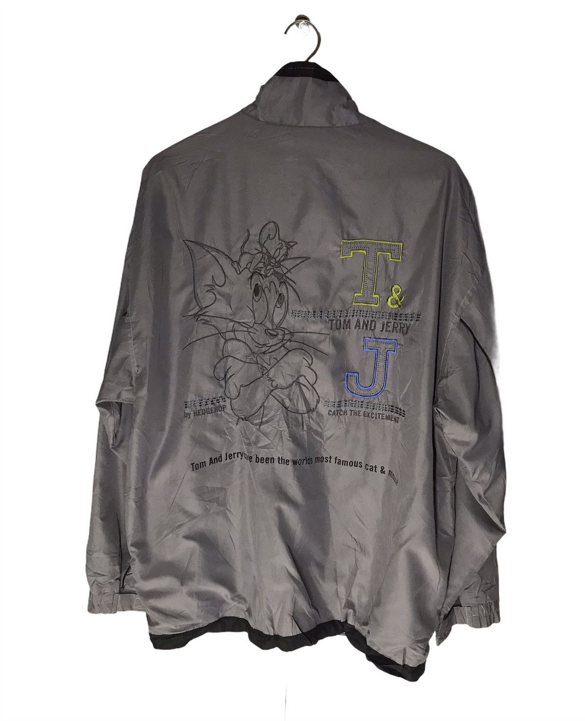 Cartoon Network × Japanese Brand Tom&jerry windbreaker back embroidered picture by hedgehop Size US XL / EU 56 / 4 - 1 Thumbnail