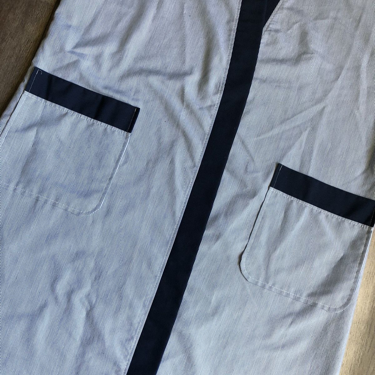 Christian Dior Monsieur Vintage 1990s Christian Dior Logo Striped Robe De Chambre Size US XL / EU 56 / 4 - 5 Thumbnail