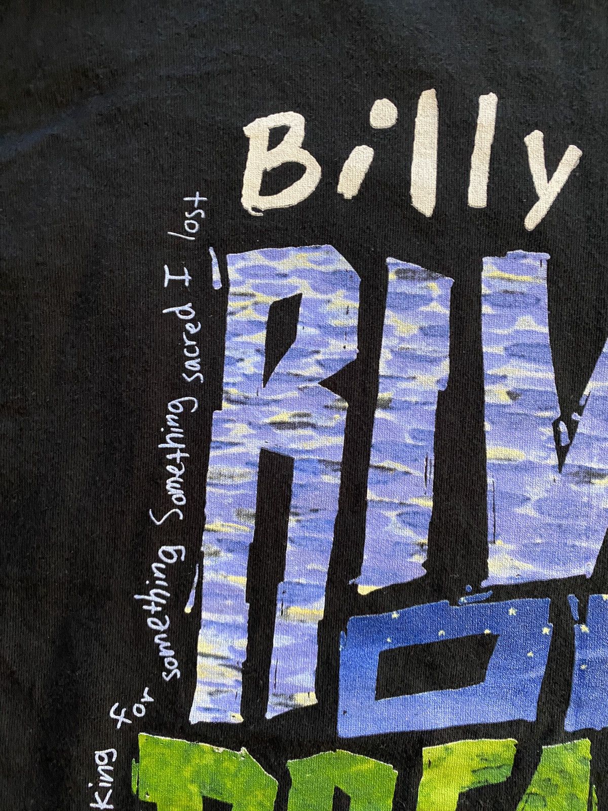 Band Tees Vintage 1993 Billy Joel River Dream Single Stitch Tour Tee Size US L / EU 52-54 / 3 - 13 Thumbnail