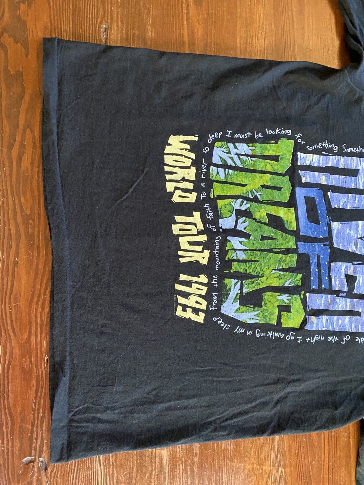 Band Tees Vintage 1993 Billy Joel River Dream Single Stitch Tour Tee Size US L / EU 52-54 / 3 - 18 Thumbnail