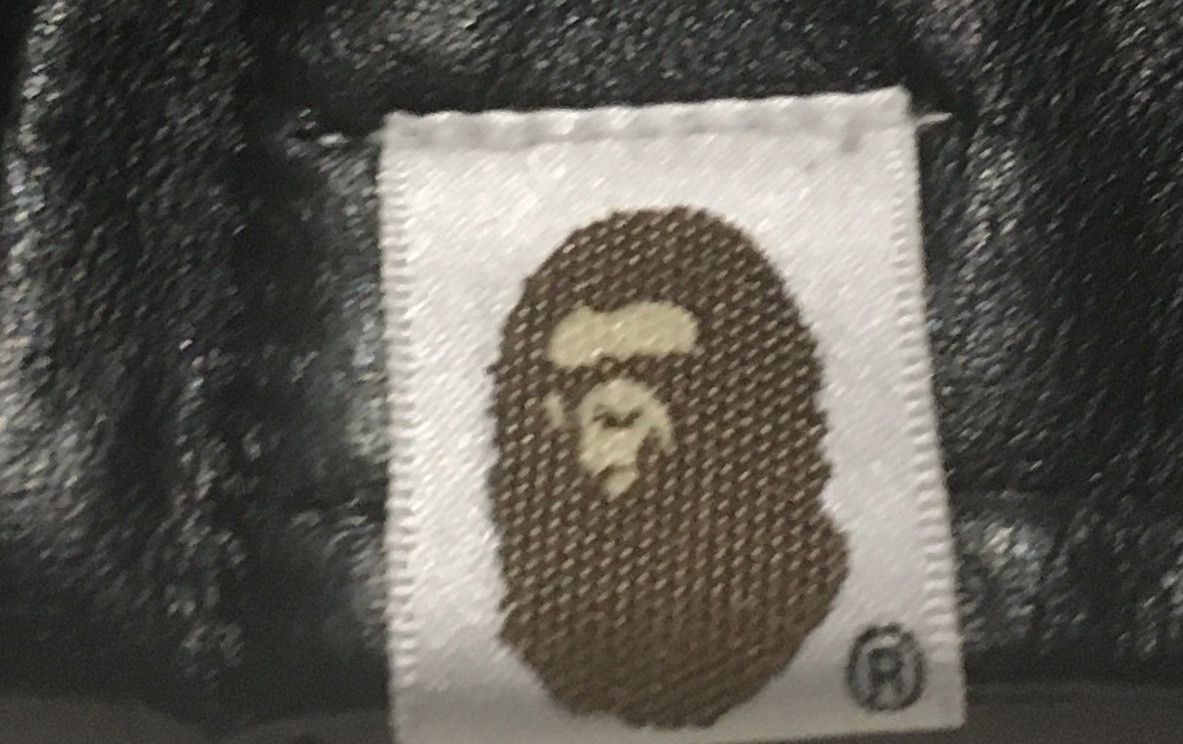 Bape Bape Leather shark hoodie jacket Size US S / EU 44-46 / 1 - 7 Thumbnail