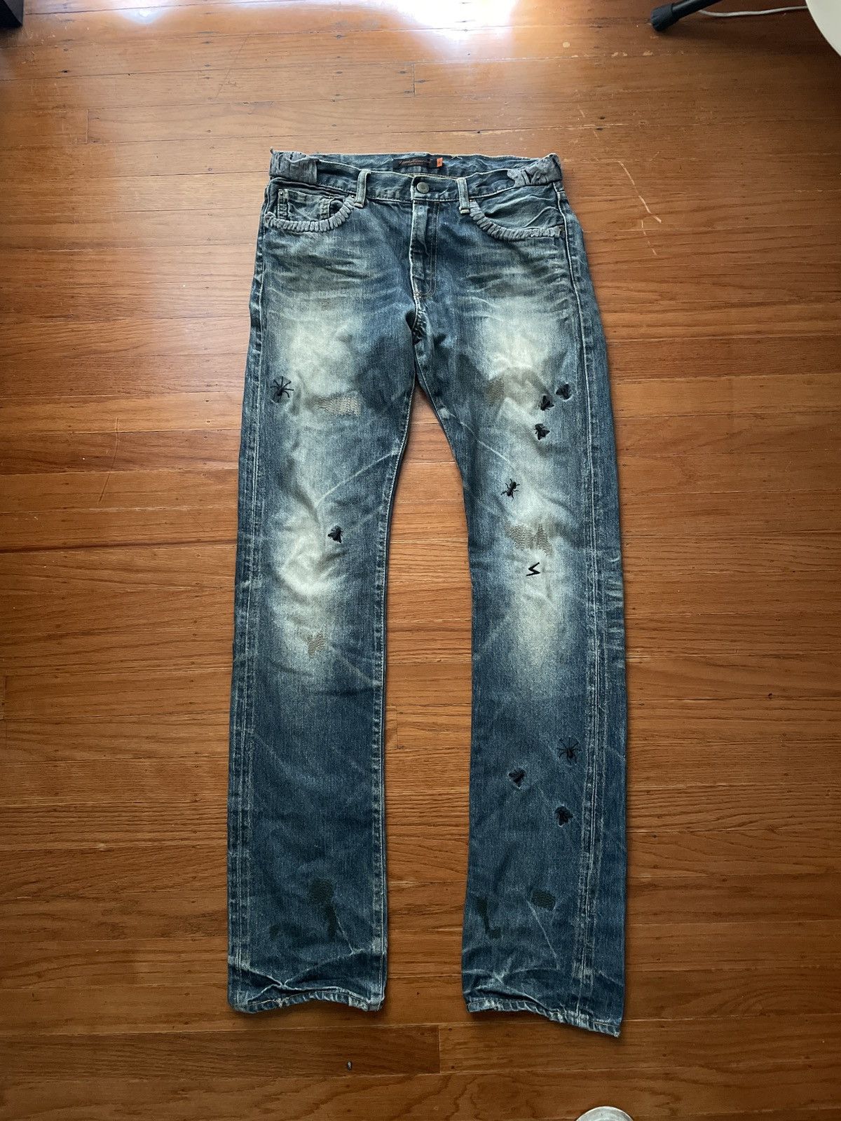 image of Undercover Gurguru Bug Denim Aw06, Men's (Size 30)