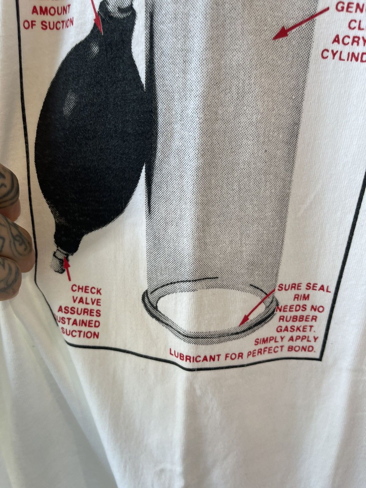 Vintage Vintage PENIS ENLARGER PUMP SHIRT SEX PORN 4GSELLER Size US XXL / EU 58 / 5 - 7 Thumbnail