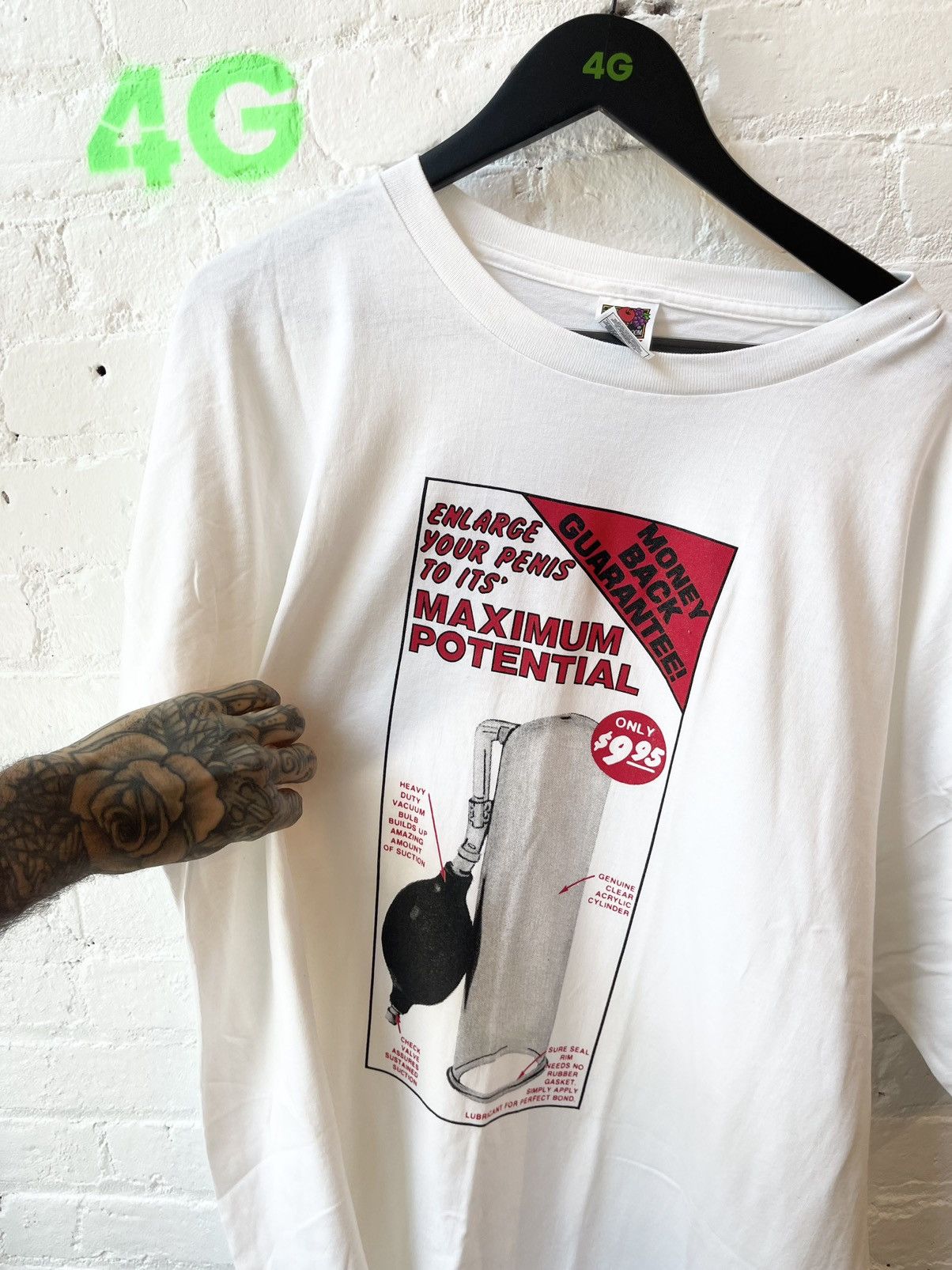 Vintage Vintage PENIS ENLARGER PUMP SHIRT SEX PORN 4GSELLER Size US XXL / EU 58 / 5 - 1 Thumbnail