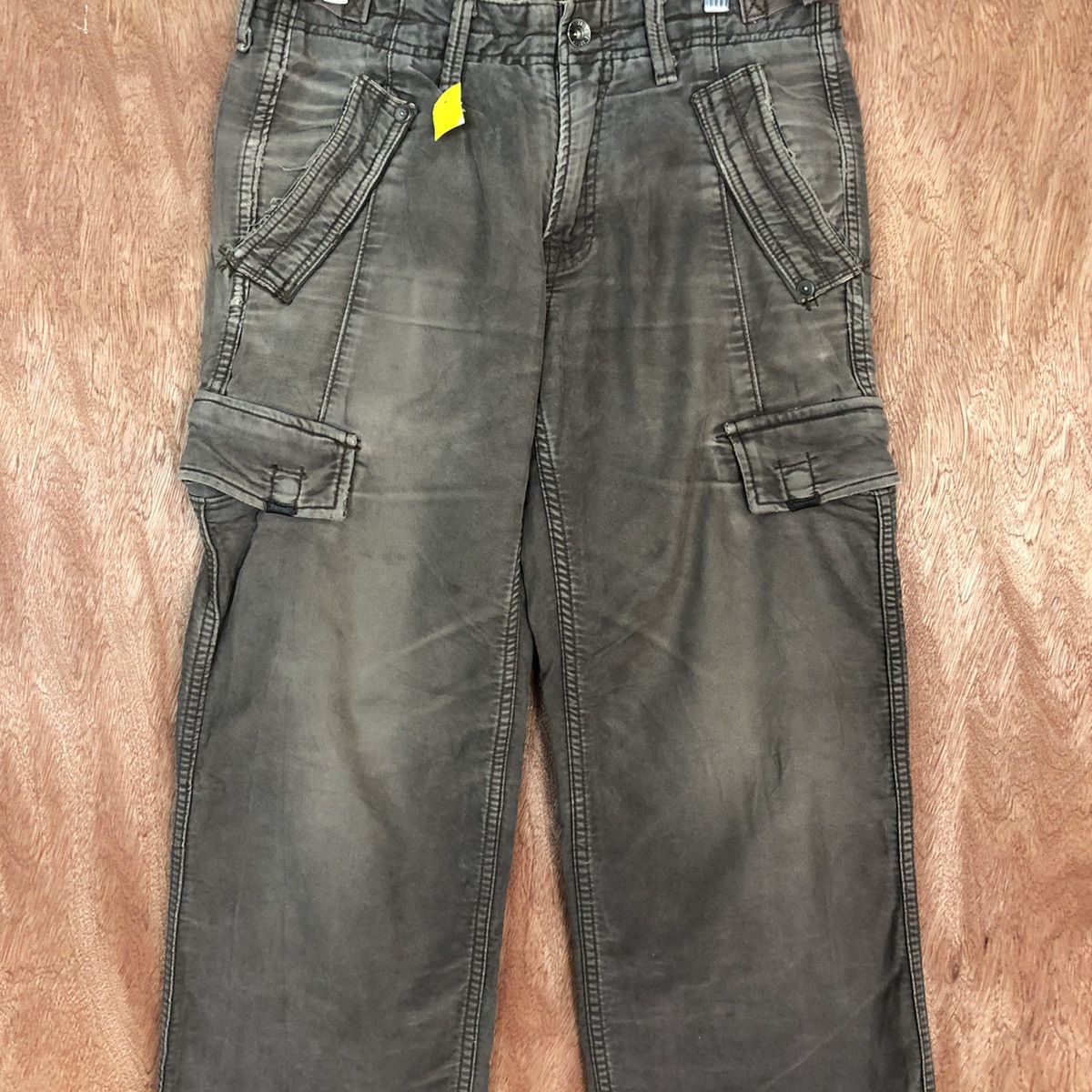Japanese Brand DL Zbrand Brown Multipocket Cargo Pants #2638 Size US 30 / EU 46 - 4 Thumbnail