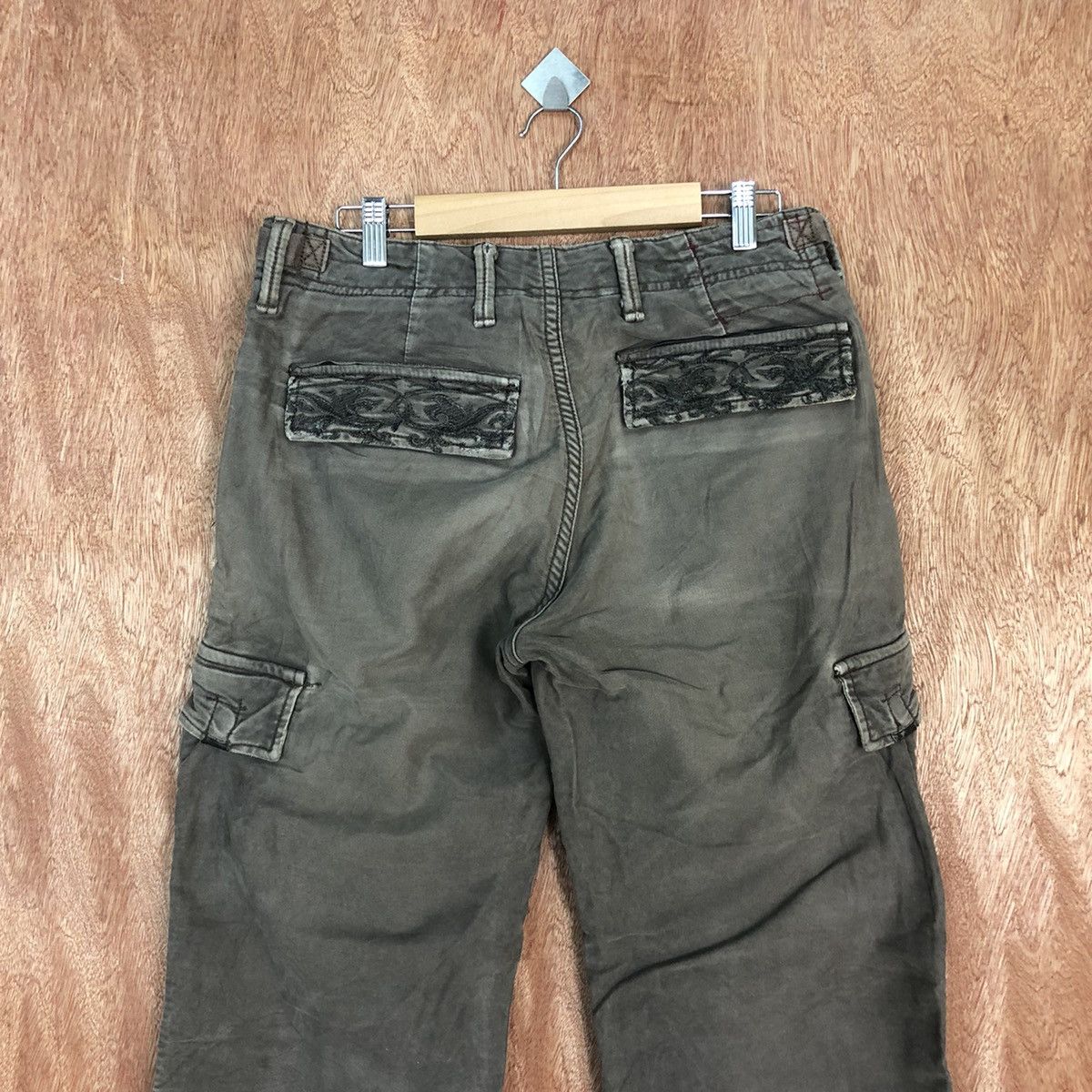 Japanese Brand DL Zbrand Brown Multipocket Cargo Pants #2638 Size US 30 / EU 46 - 11 Thumbnail