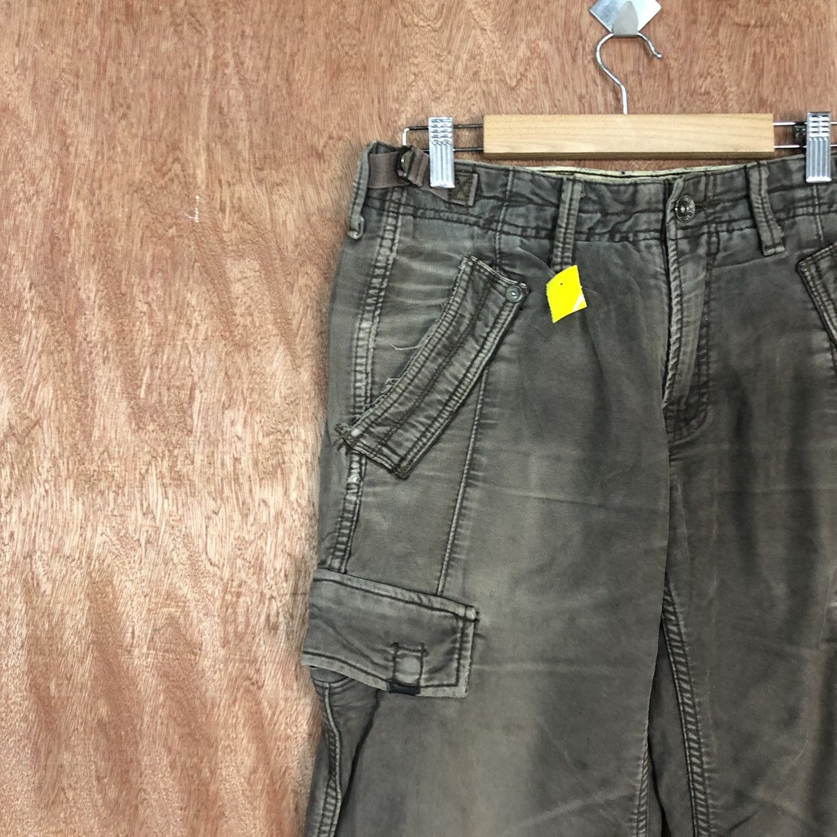 Japanese Brand DL Zbrand Brown Multipocket Cargo Pants #2638 Size US 30 / EU 46 - 6 Thumbnail