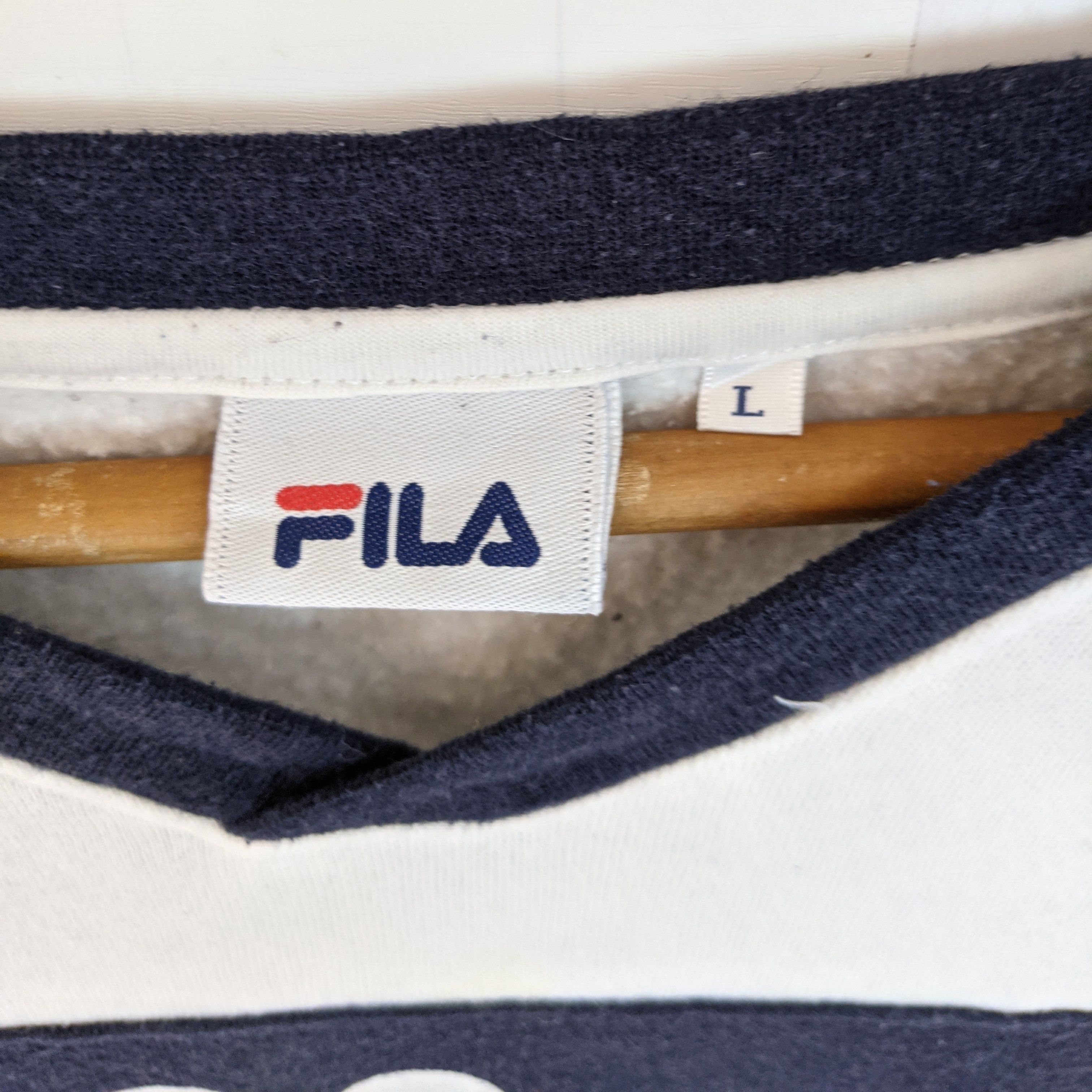 Fila FILA Big Logo Spell Out Jumper Sweatshirt Size US L / EU 52-54 / 3 - 10 Thumbnail