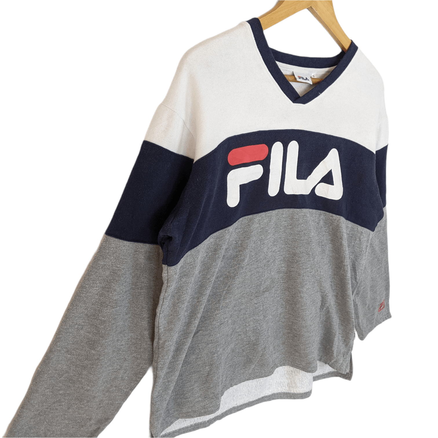 Fila FILA Big Logo Spell Out Jumper Sweatshirt Size US L / EU 52-54 / 3 - 4 Thumbnail