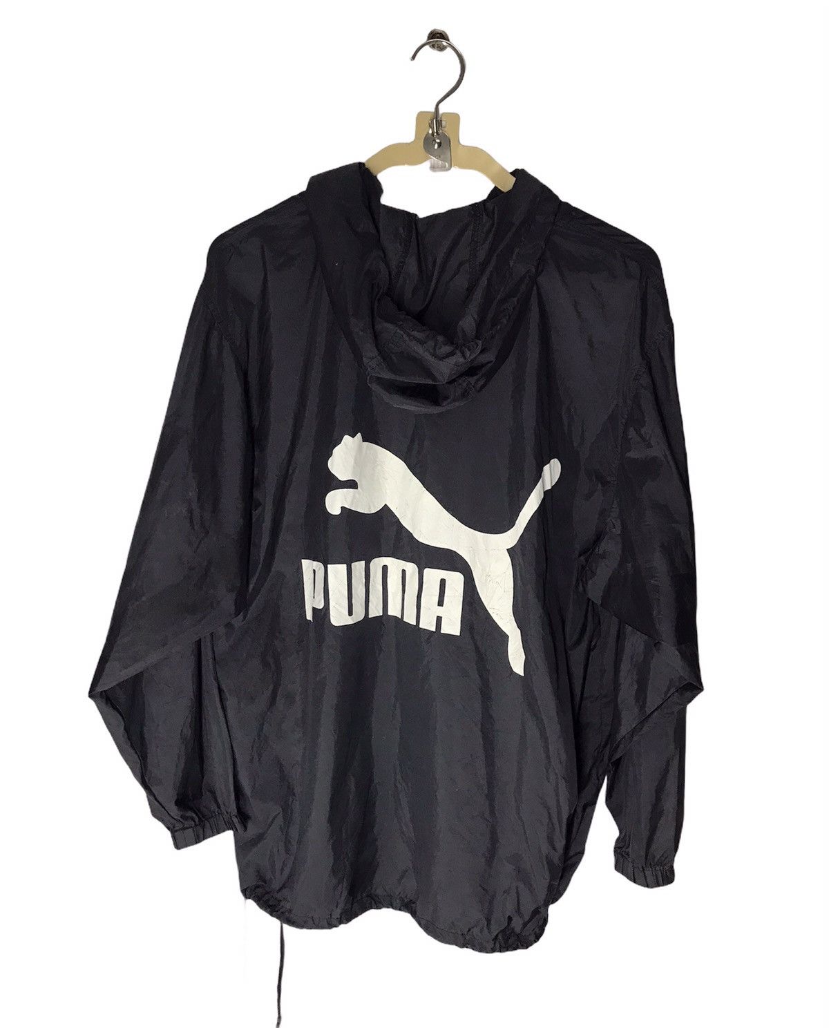 Japanese Brand × Puma × Vintage Puma running windbreaker with hoodie Size US M / EU 48-50 / 2 - 1 Thumbnail