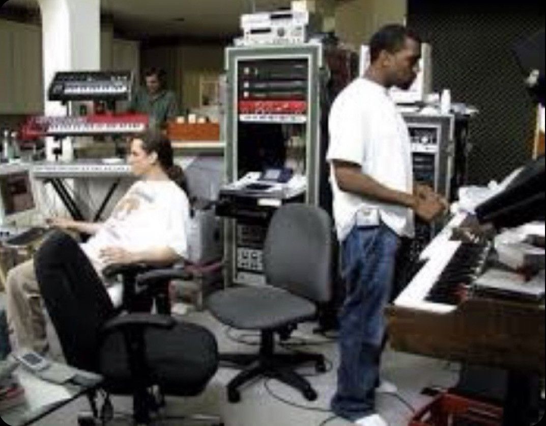Kanye West Kanye west & mike dean studio poster Size ONE SIZE - 4 Thumbnail