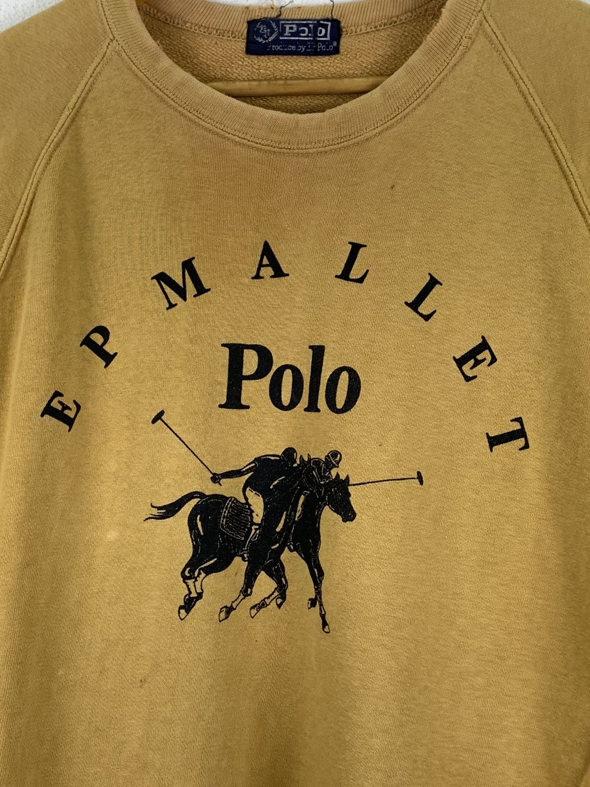 Polo Ralph Lauren VINTAGE POLO EP MALLET BIG LOGO SWEATSHIRT Size US M / EU 48-50 / 2 - 3 Thumbnail